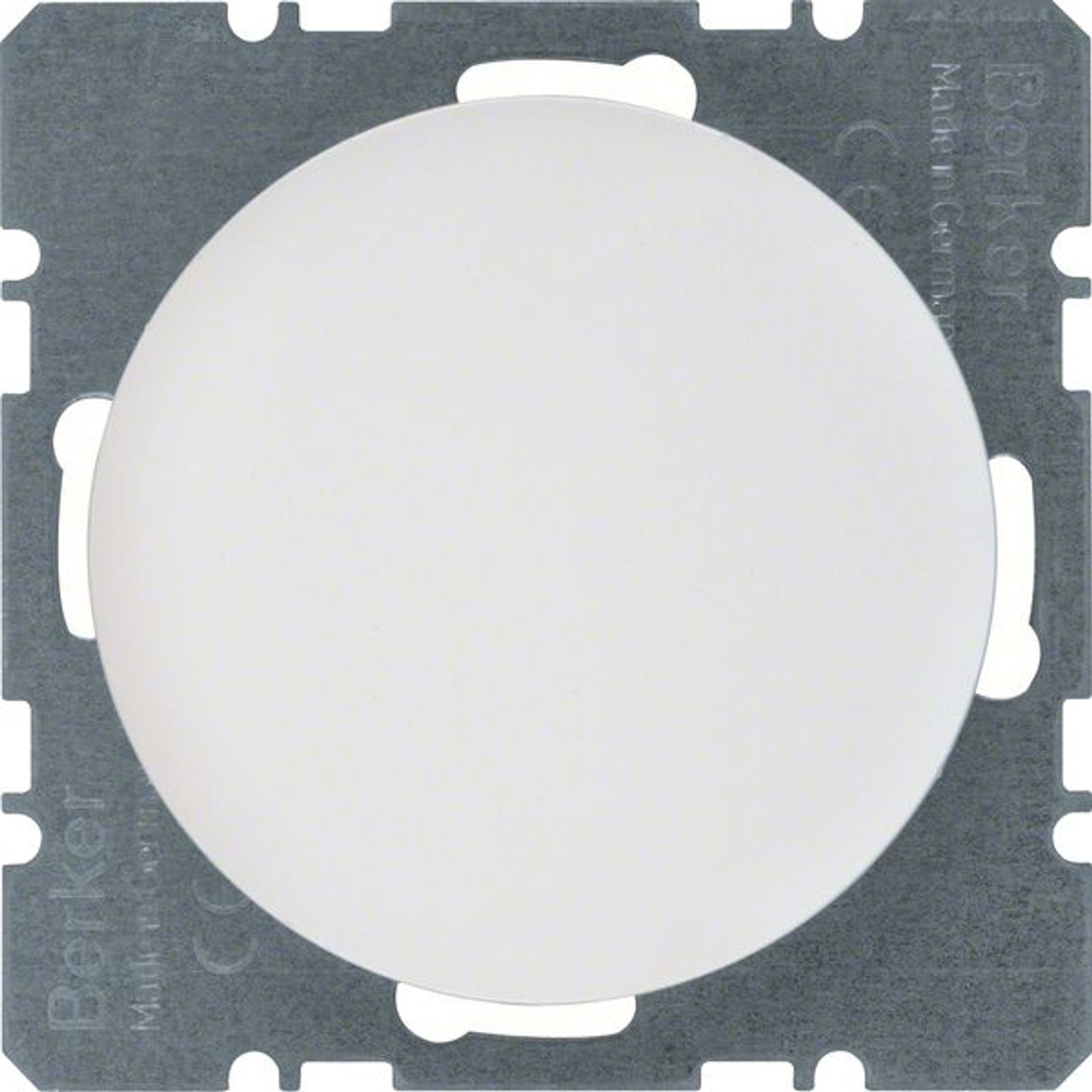 Berker 10092089 Blindverschluss mit Zentralstück R.1/R.3 polarweiß, glänzend