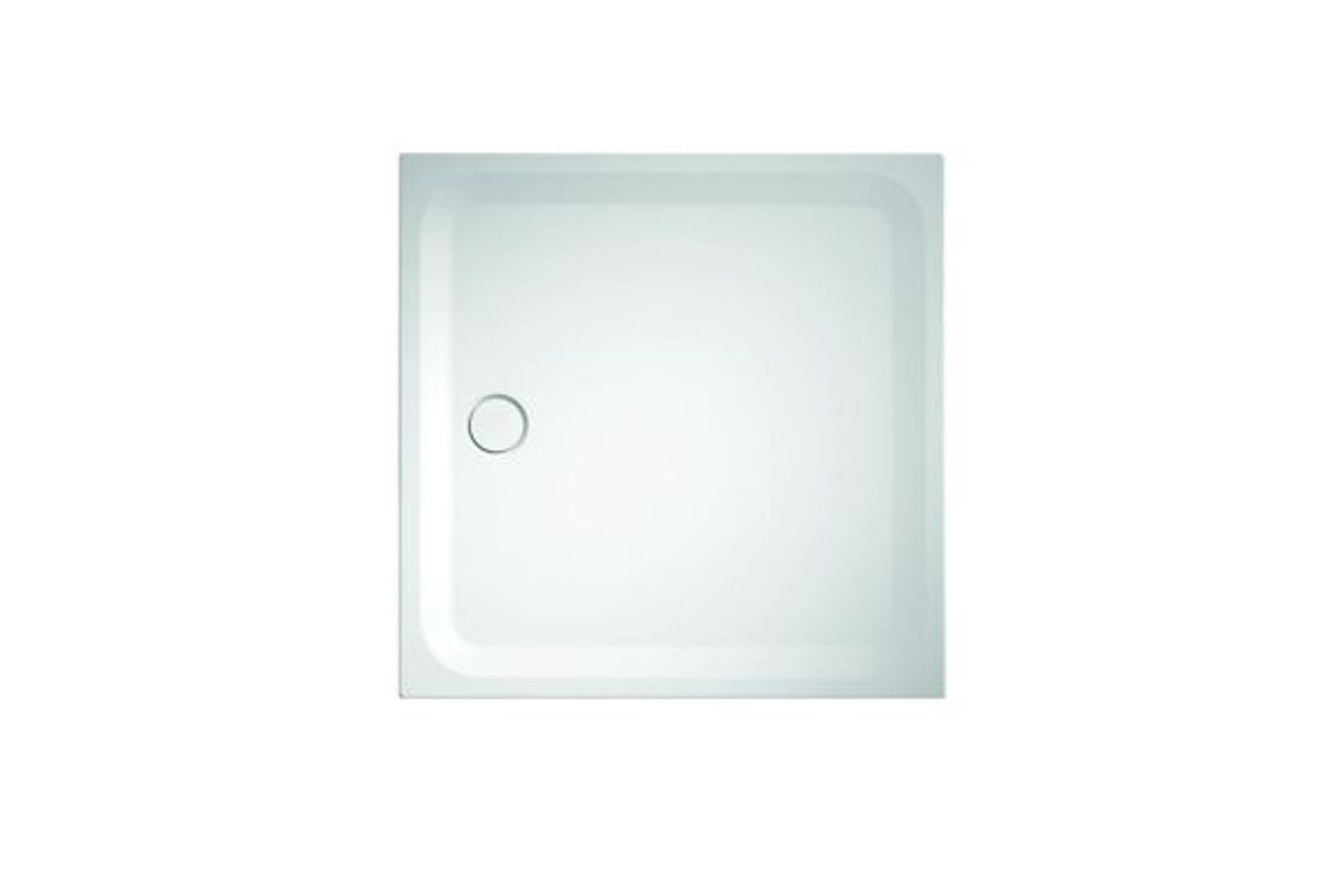 Stahl-Brausewanne Bette SUPER-FLACH 8720 120x120x3,5, Antirutsch Pro