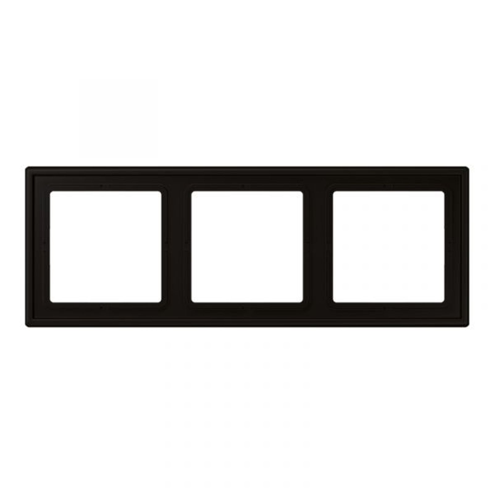 Jung Rahmen 3-fach schwarz lack Kst LS / LS ZERO LSZ 983 BF SWM