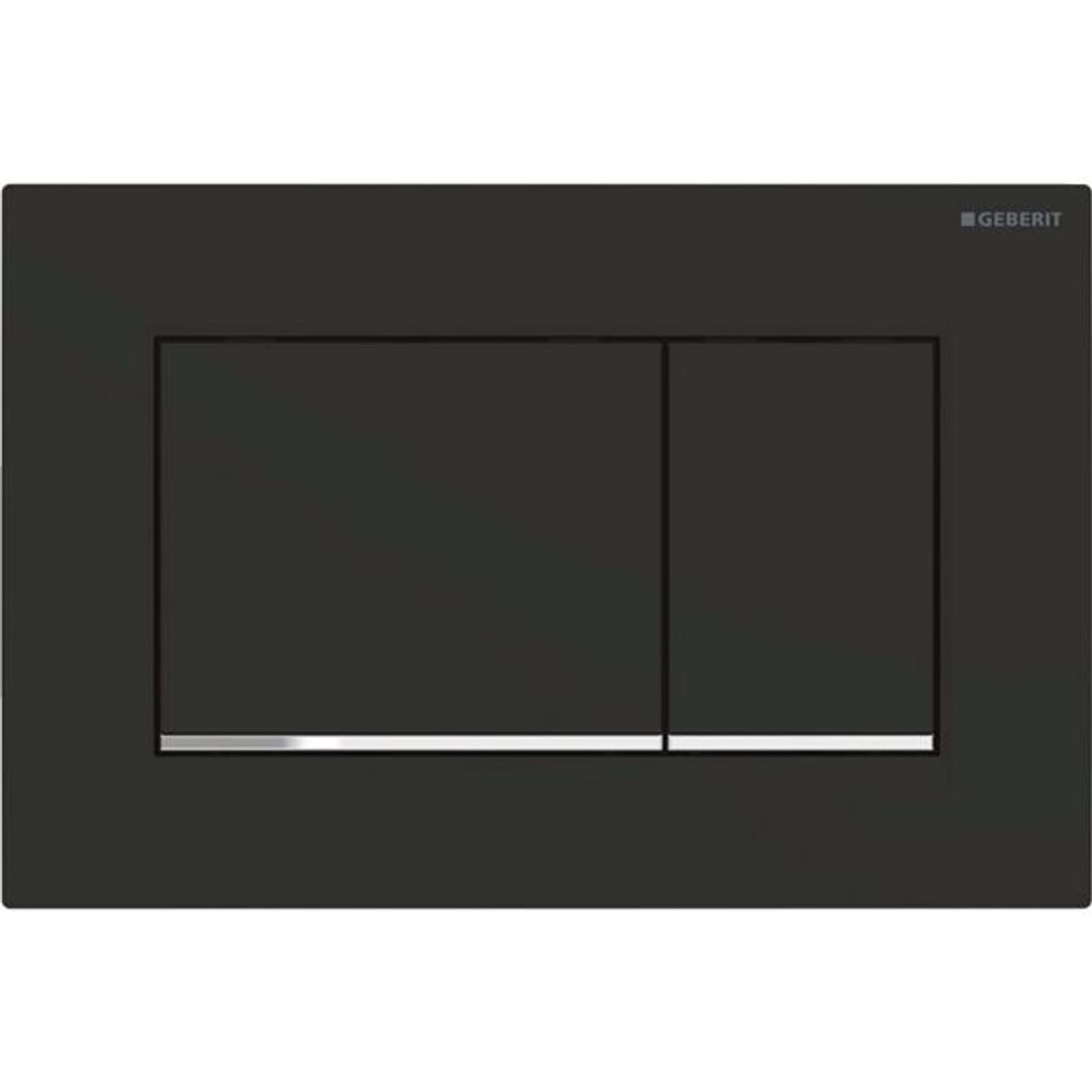 Geberit BetPl Sigma30 für 2-Mengen-Sp mattschwarz