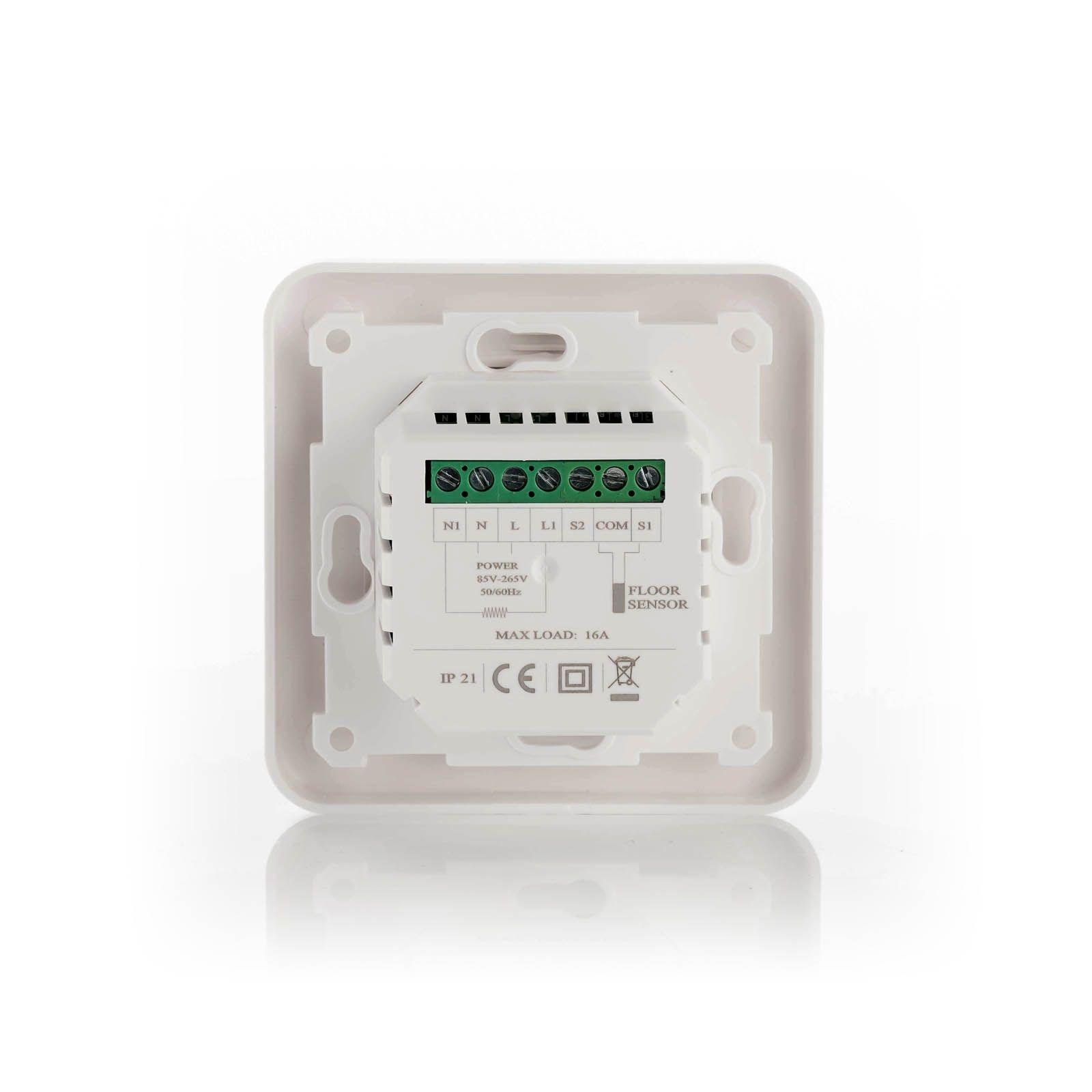 1,5 m² Set Elektrische Fußbodenheizung 225 Watt 300 x 50 cm + WiFi Raumthermostat C16