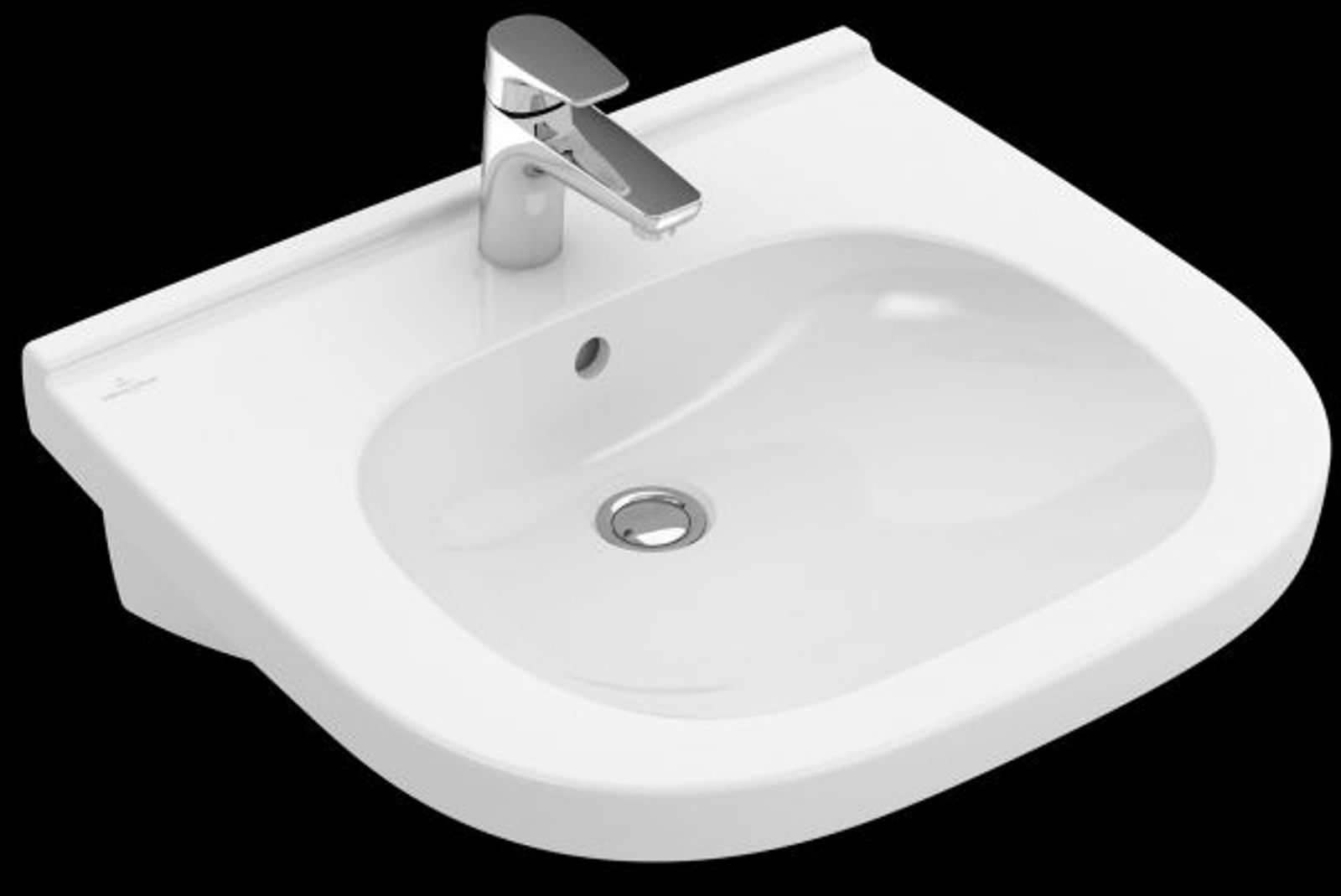 Villeroy & Boch Waschbecken Vita O novo Vita 41 560x550 mm Oval weiß Alpin CeramicPlus