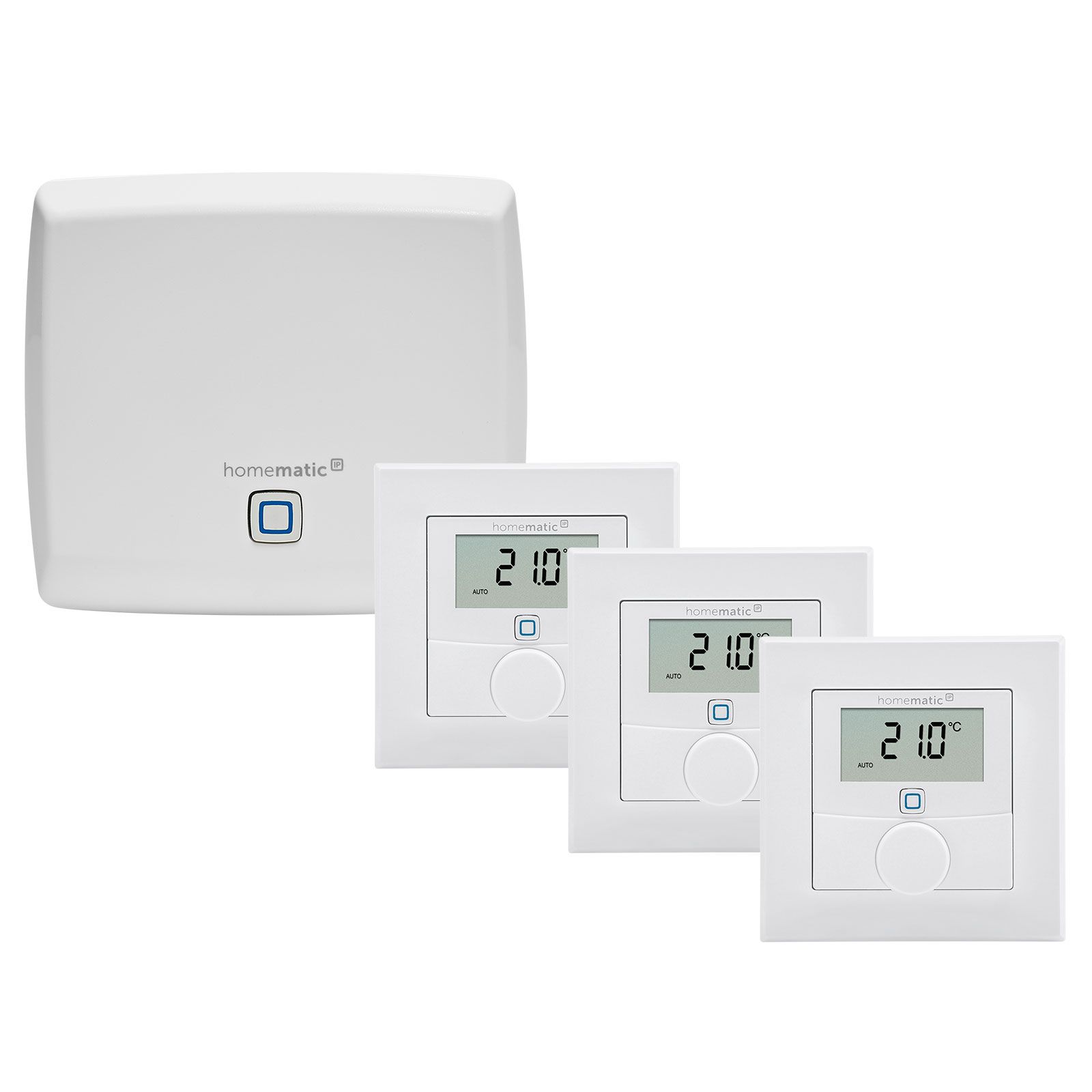 Homematic IP Smart Home Set smarte Fußbodenheizung für 3 Räume