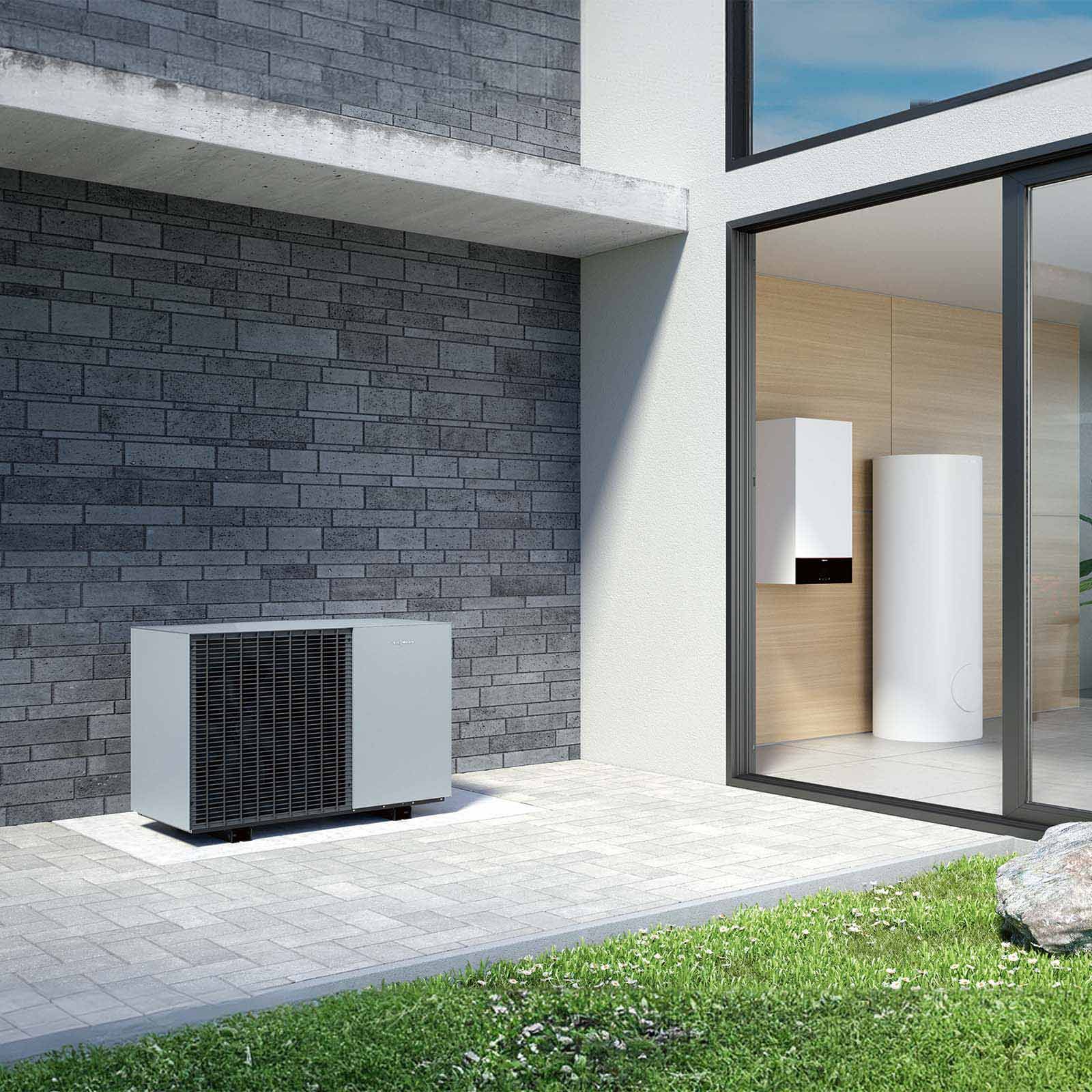 Viessmann Paket Vitocal 150-A Luft/Wasser-Wärmepumpe 5,6 kW AWO-M-E-AC 151.A06 230V Monoblock mit Speicher Vitocell 100-V CVWC 250l