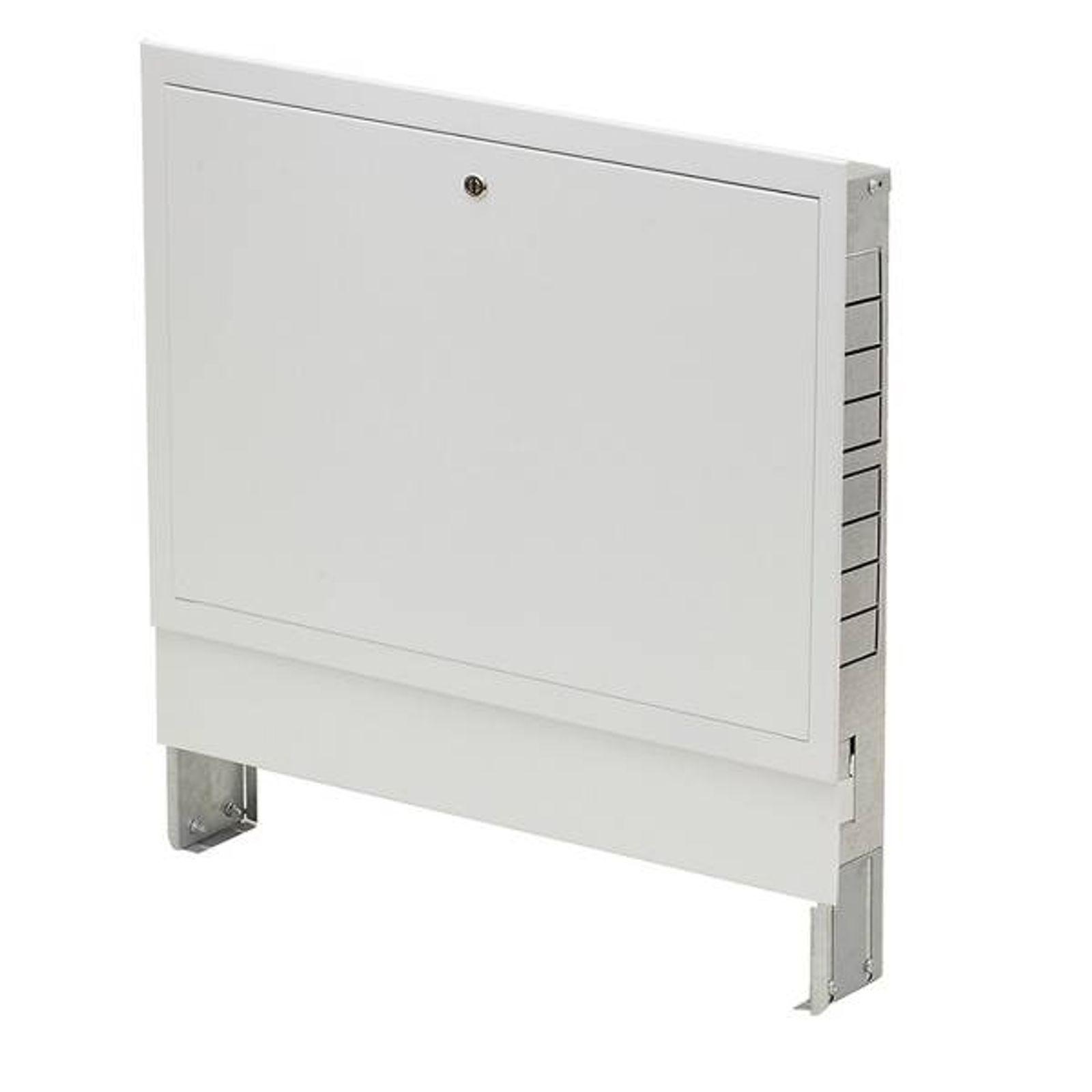 96,0 m² Set Dünnschichtsystem flach 12x2 PE-RT Rohr Raster 10 cm 13 Heizkreise Regler 230 V + Zubehör