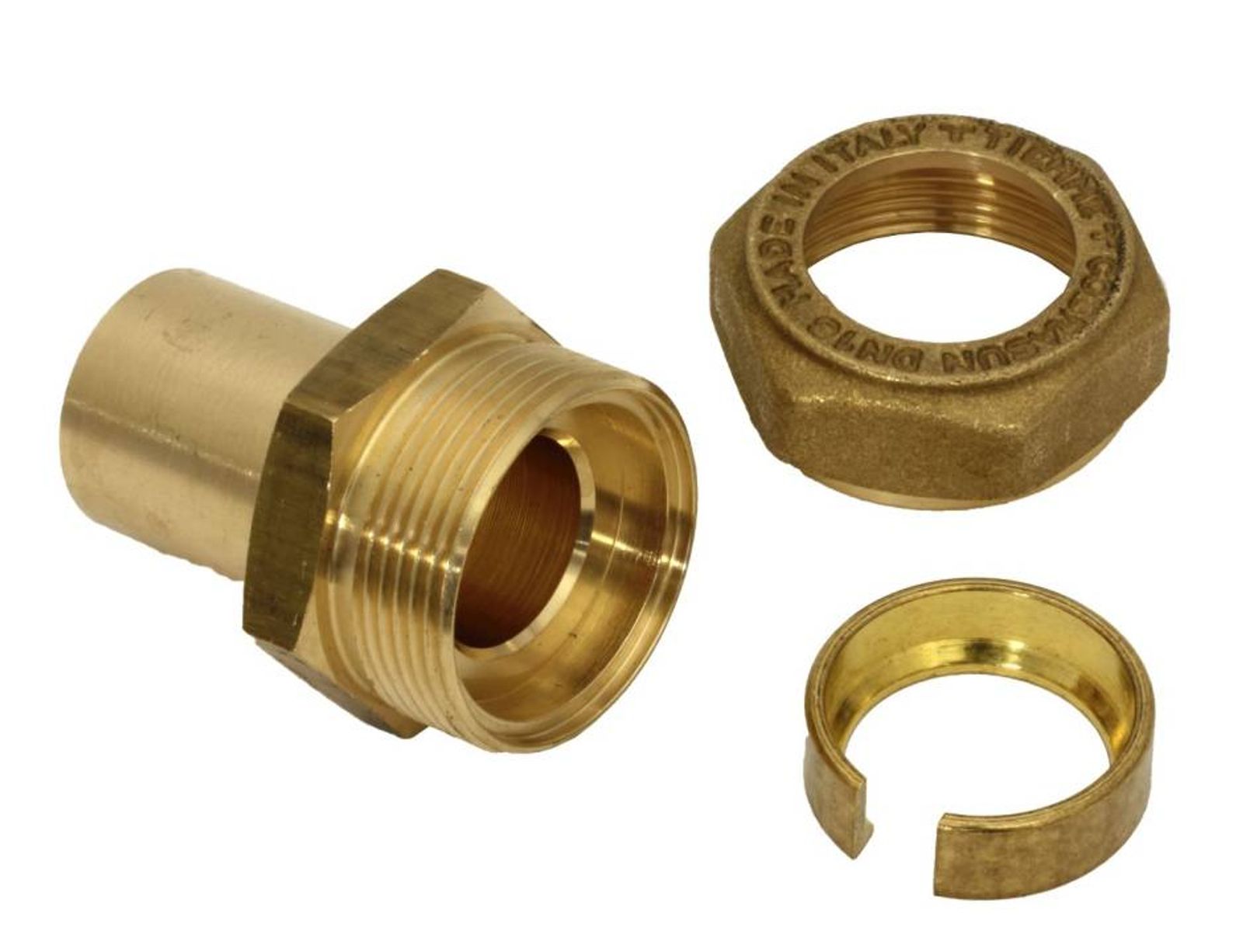 Löt- und Pressverbindung für Solarrohre DN 16 x 22 mm