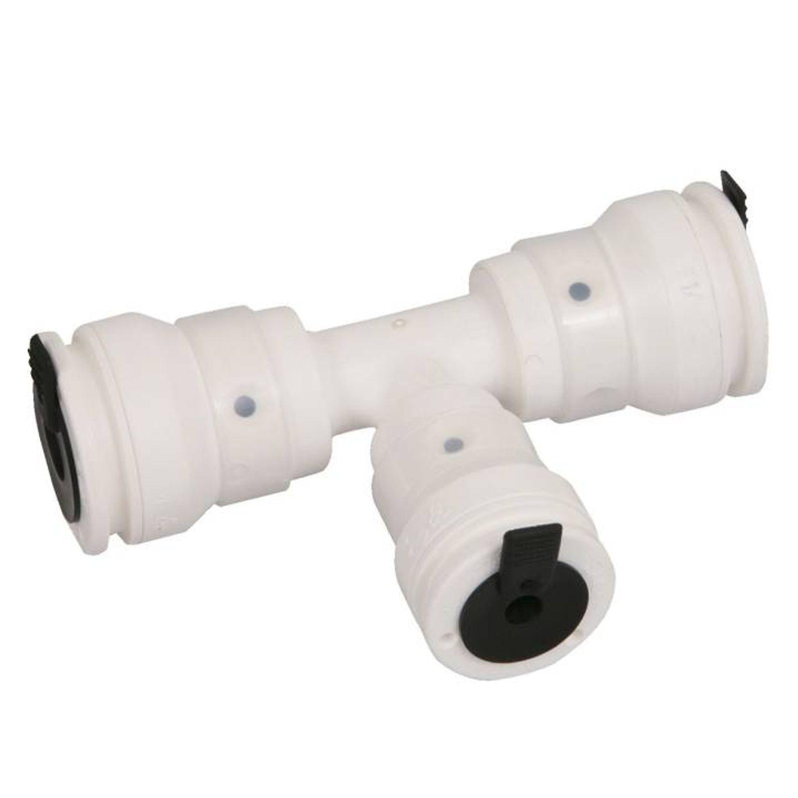Aluverbund Steckfitting Henco Vision T-Stück Mittelabgang reduziert 26 x 3 - 20 x 2 - 26 x 3
