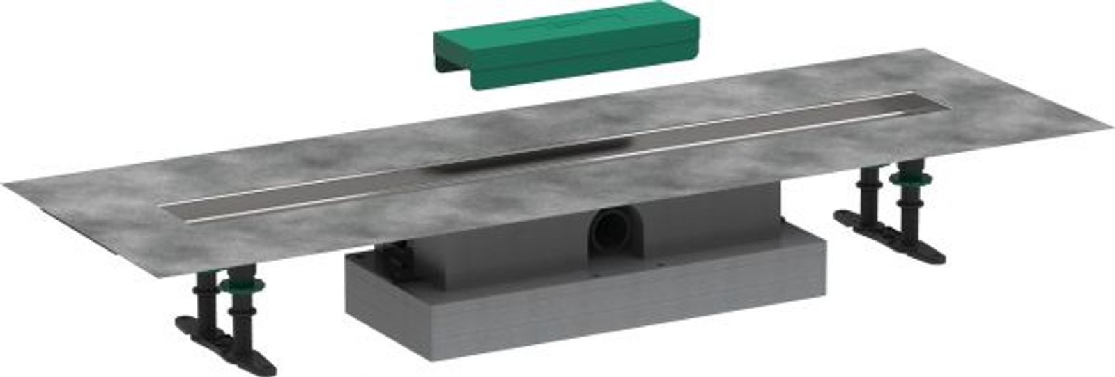 hansgrohe Komplettset uBox universal für flache Installat 800 mm für DR FS