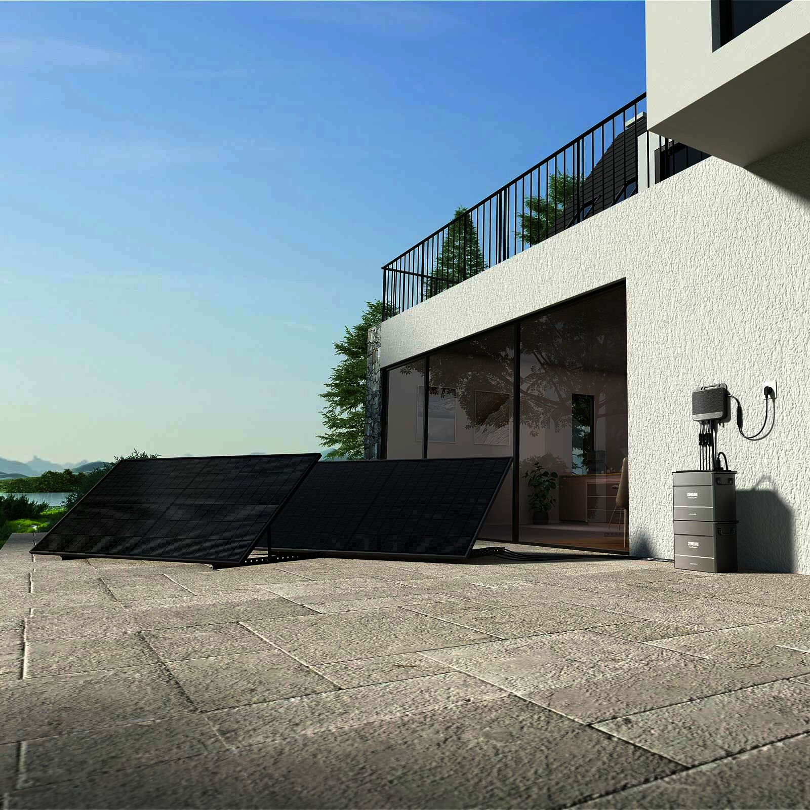 Zendure SolarFlow 800 Hybrid-Mikrowechselrichter 800 W + Zendure AB2000X Batterie 1,92 kWh