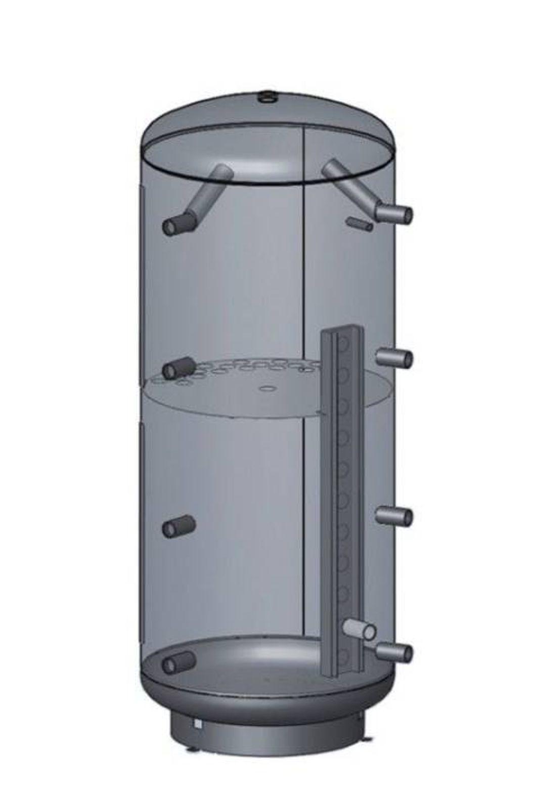 Schicht-Pufferspeicher PZ 800 Liter mit 100 mm Isolierung
