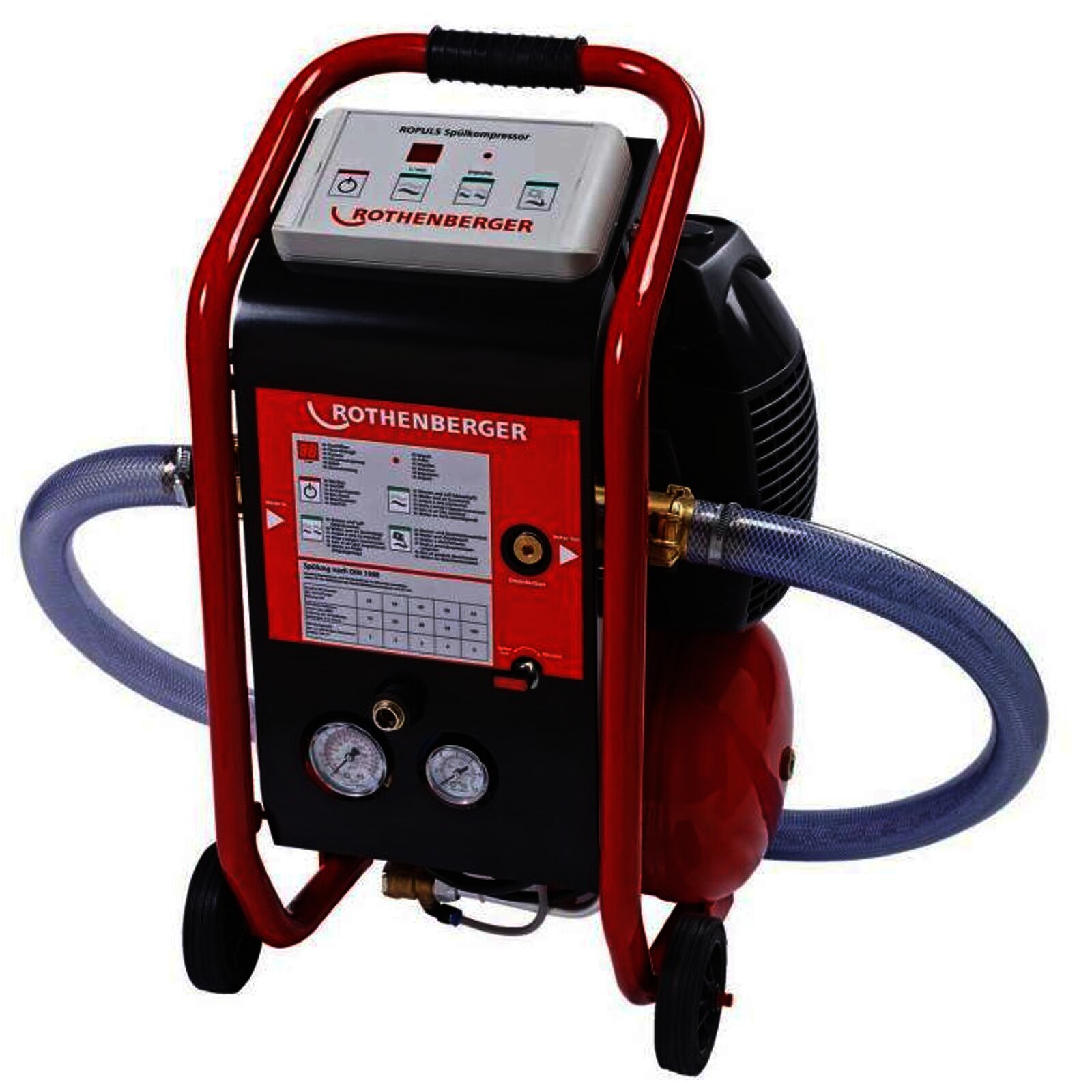 Rothenberger Spülkompressor / Reinigungskompressor ROPULS für Wasserleitungen