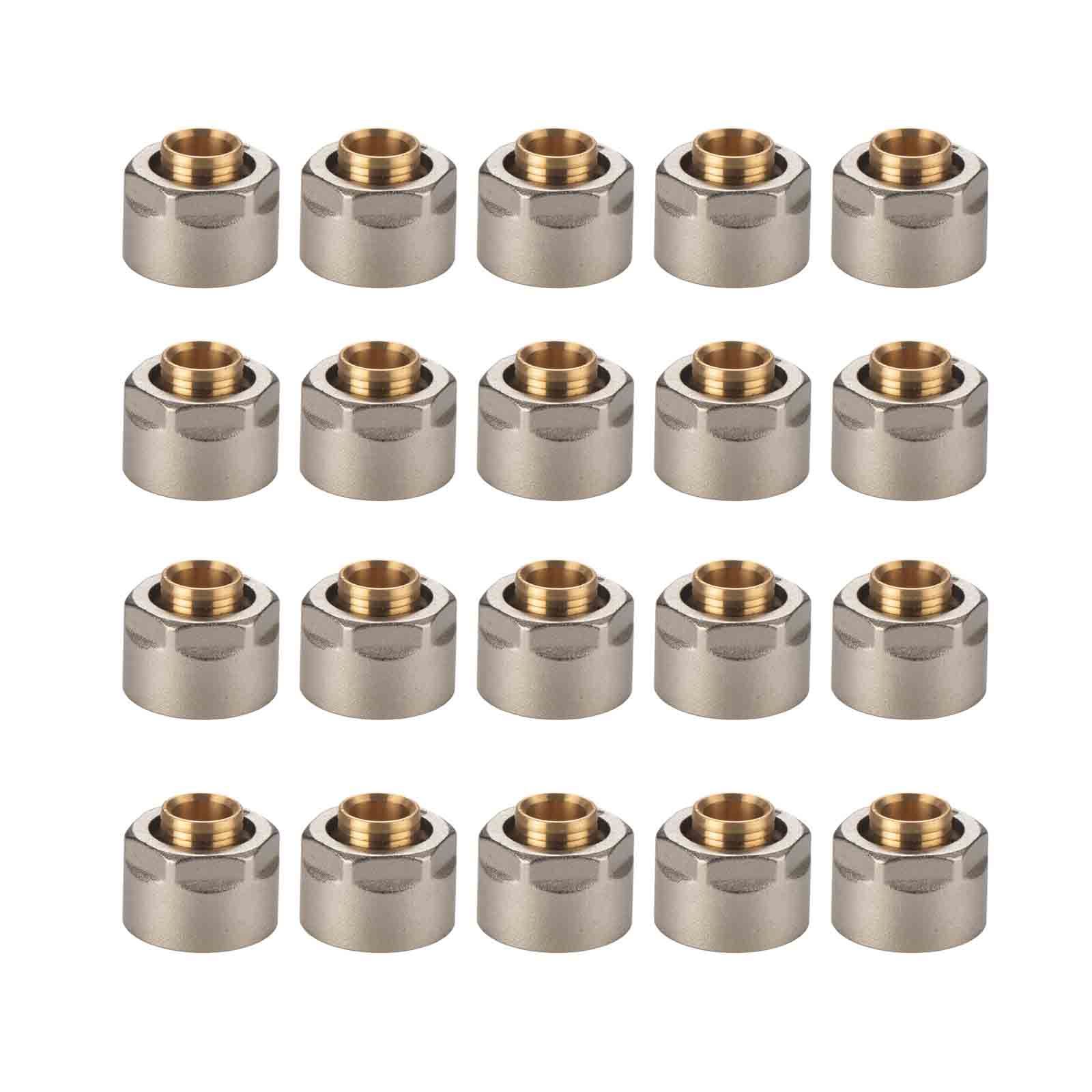Klemmverschraubung 20 x 2 mm 3/4 Zoll Eurokonus Universal, 20 Stück
