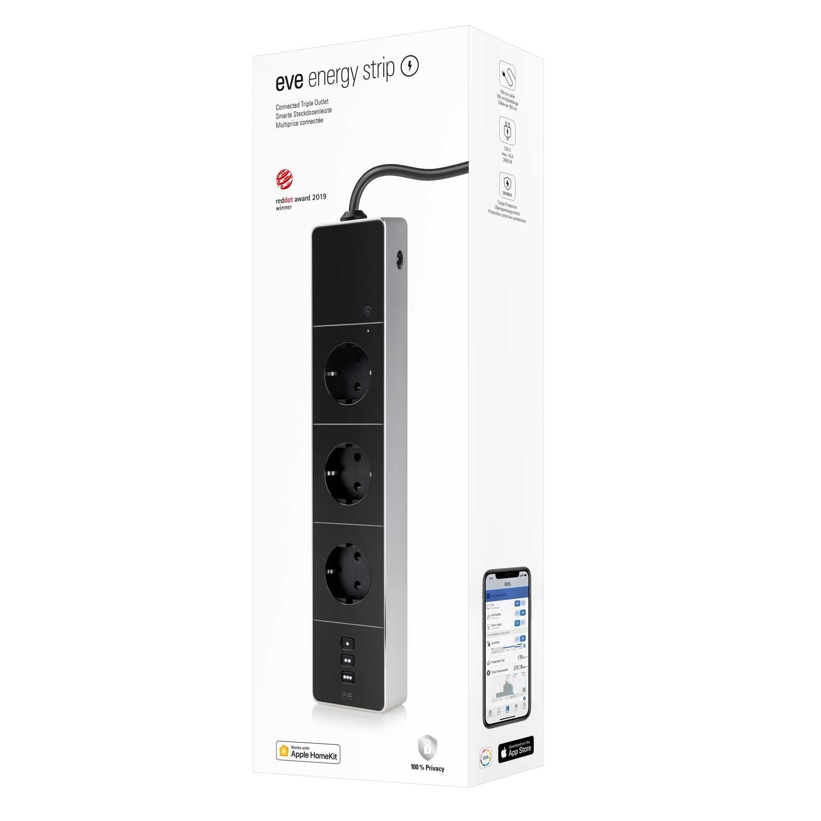 Eve Energy Strip - Smarte Steckdosenleiste (HomeKit)