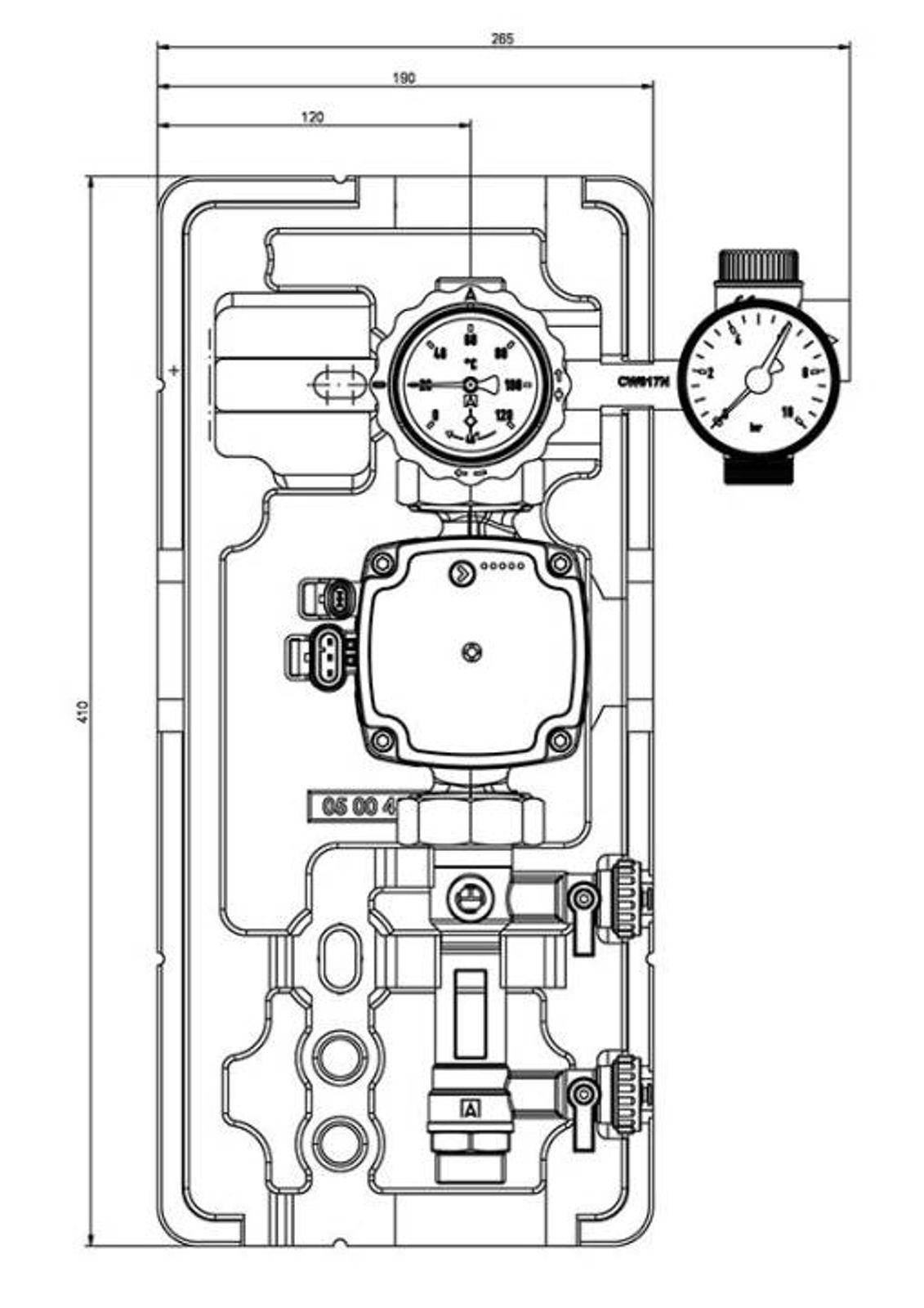Afriso Solarpumpengruppe PrimoSol 130-1, G ¾, 2 - 12 l