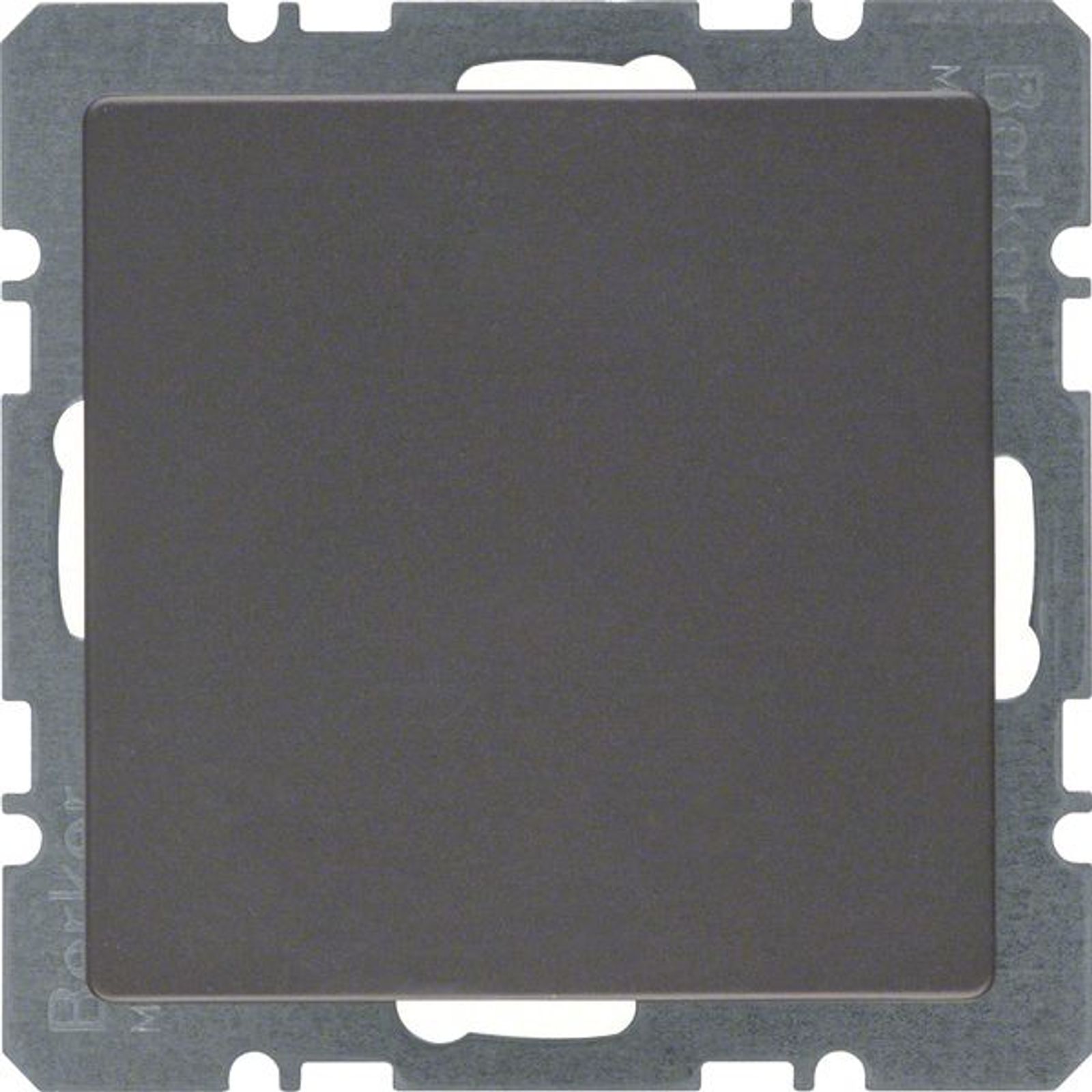 Berker 10096086 Blindverschluss mit Zentralstück Q.1/Q.3 anthrazit, samt