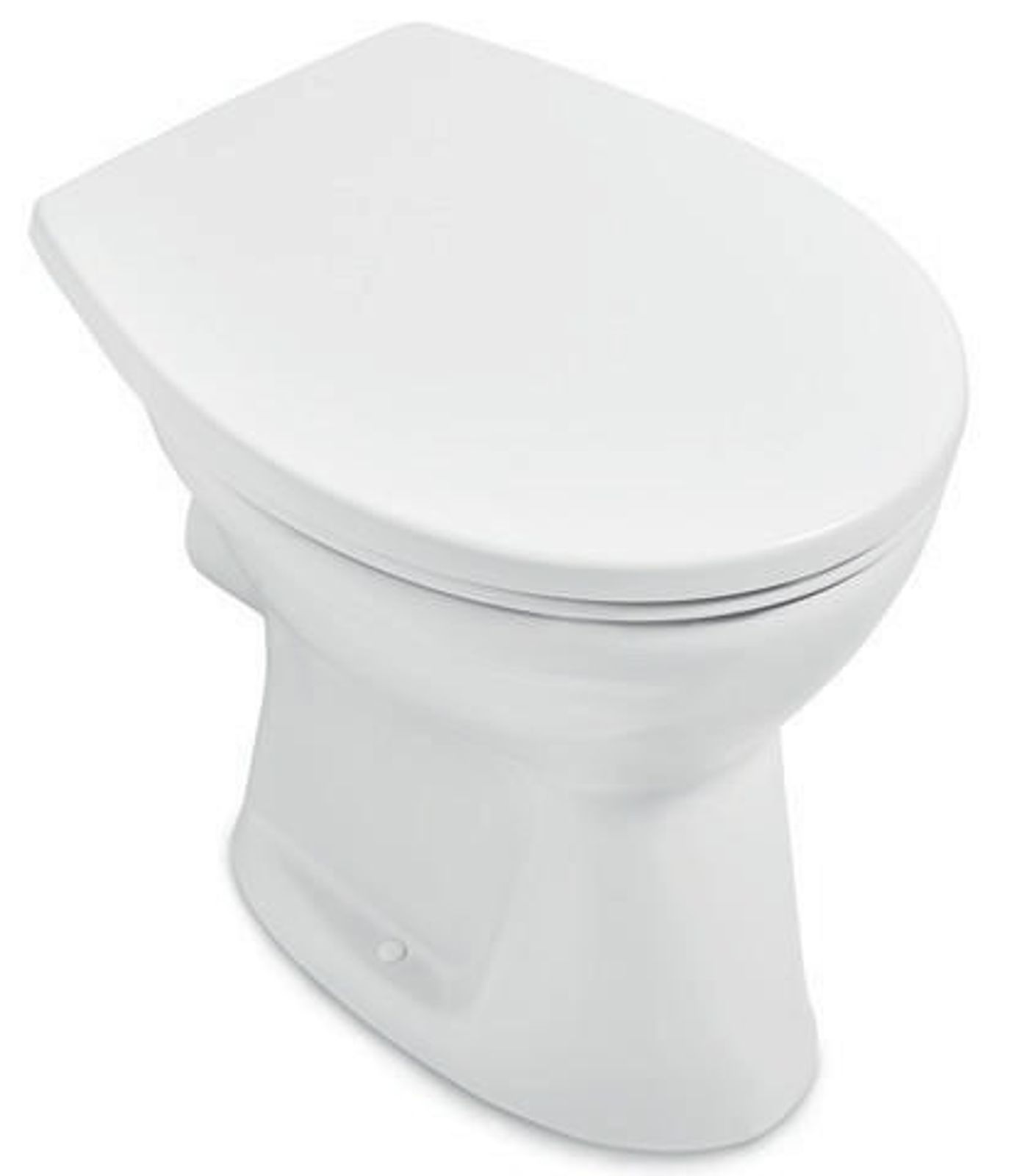 Villeroy & Boch Flachspül-WC spülrandlos O.novo 7619R0 360x460mm Rund Weiß Alpin