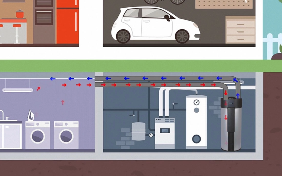 Ausschnitt eines Hauses