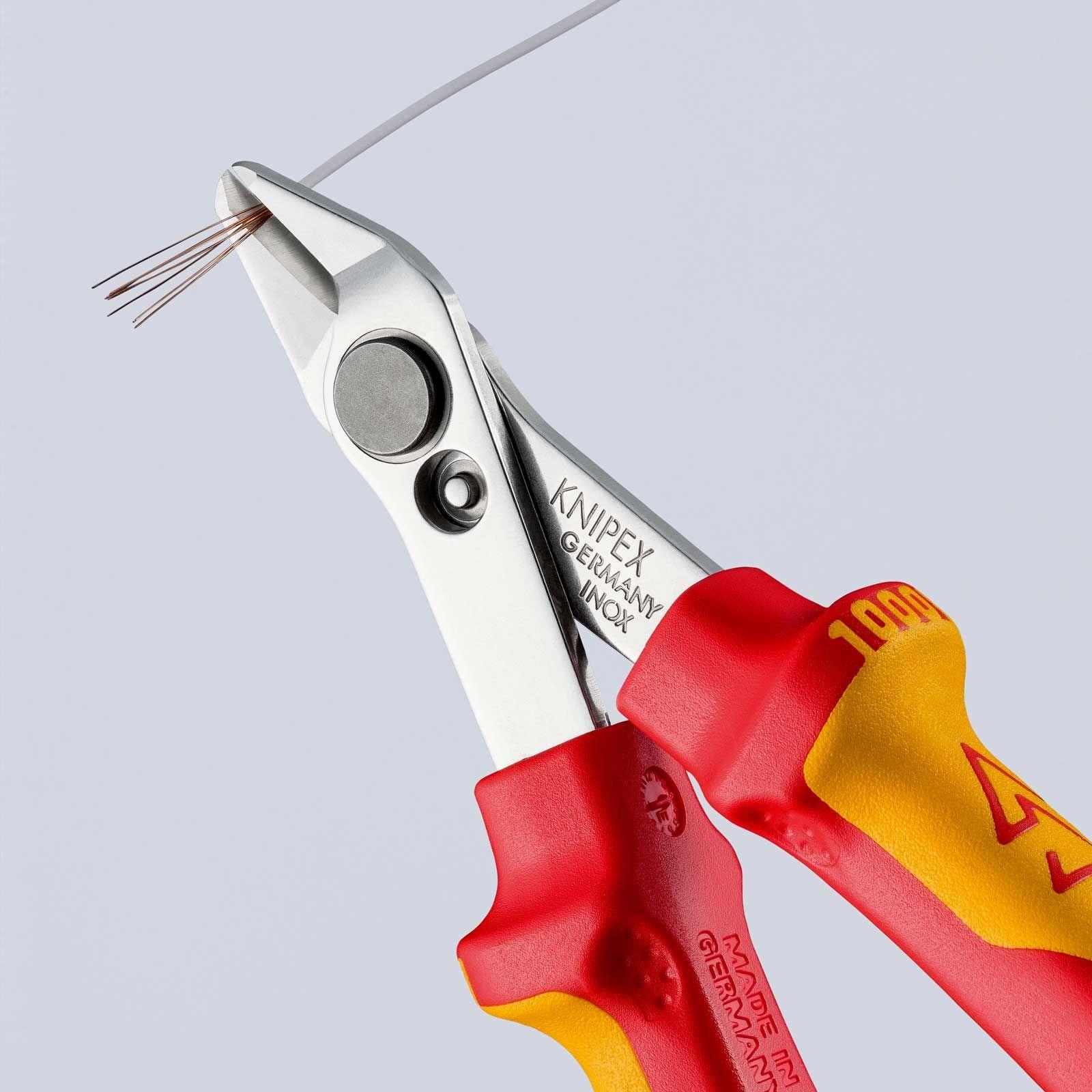 KNIPEX Electronic Super Knips® VDE-geprüfte Präzisionszange 125 mm
