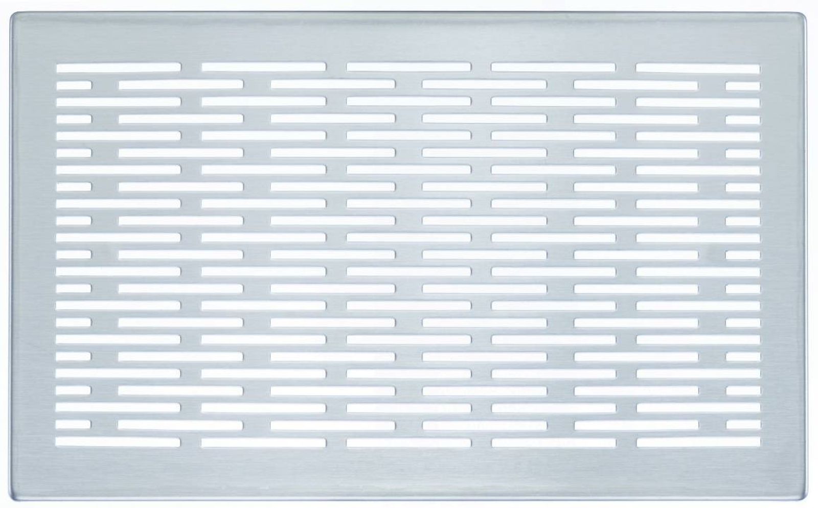 Zehnder Designgitter CLD Genua Edelstahl 260 x 160 mm