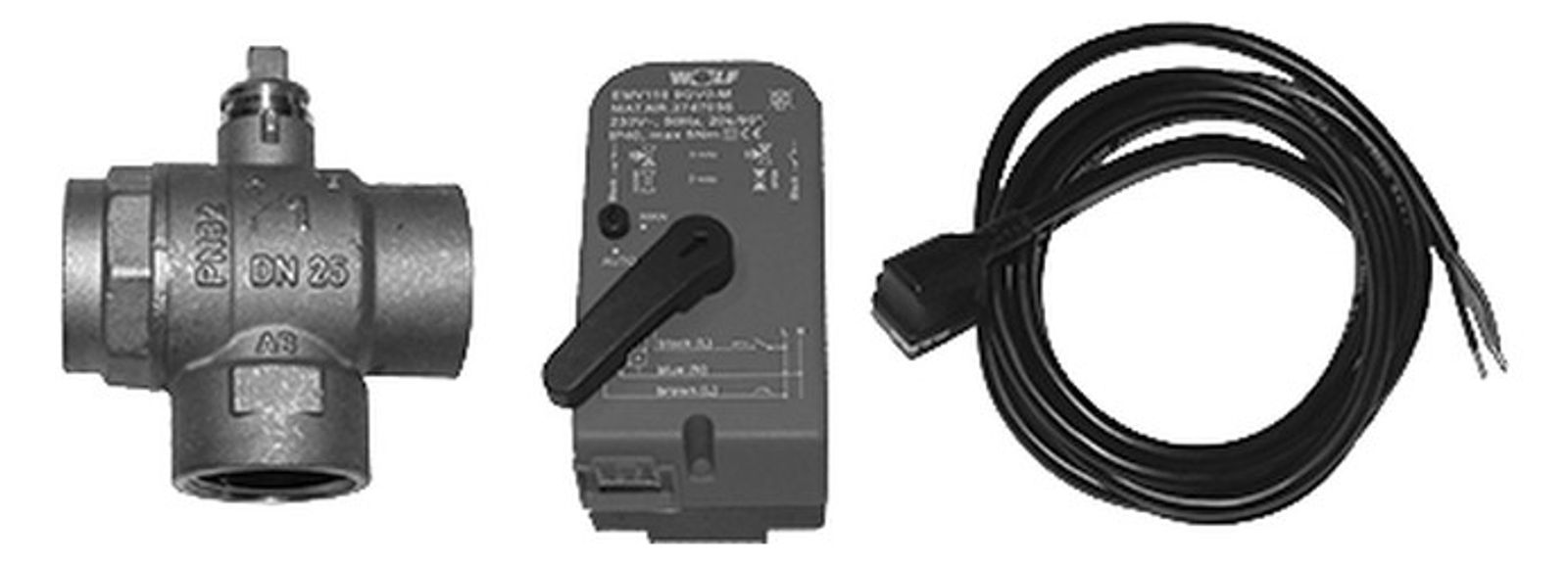 Wolf Dreiwegeumschaltventil für CHA und CGB-2-38/55