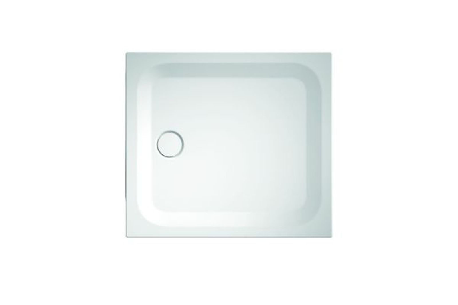 Stahl-Brausewanne Bette SUPER-FLACH 1660 90x100x2,5cm Antirutsch Pro, manhattan