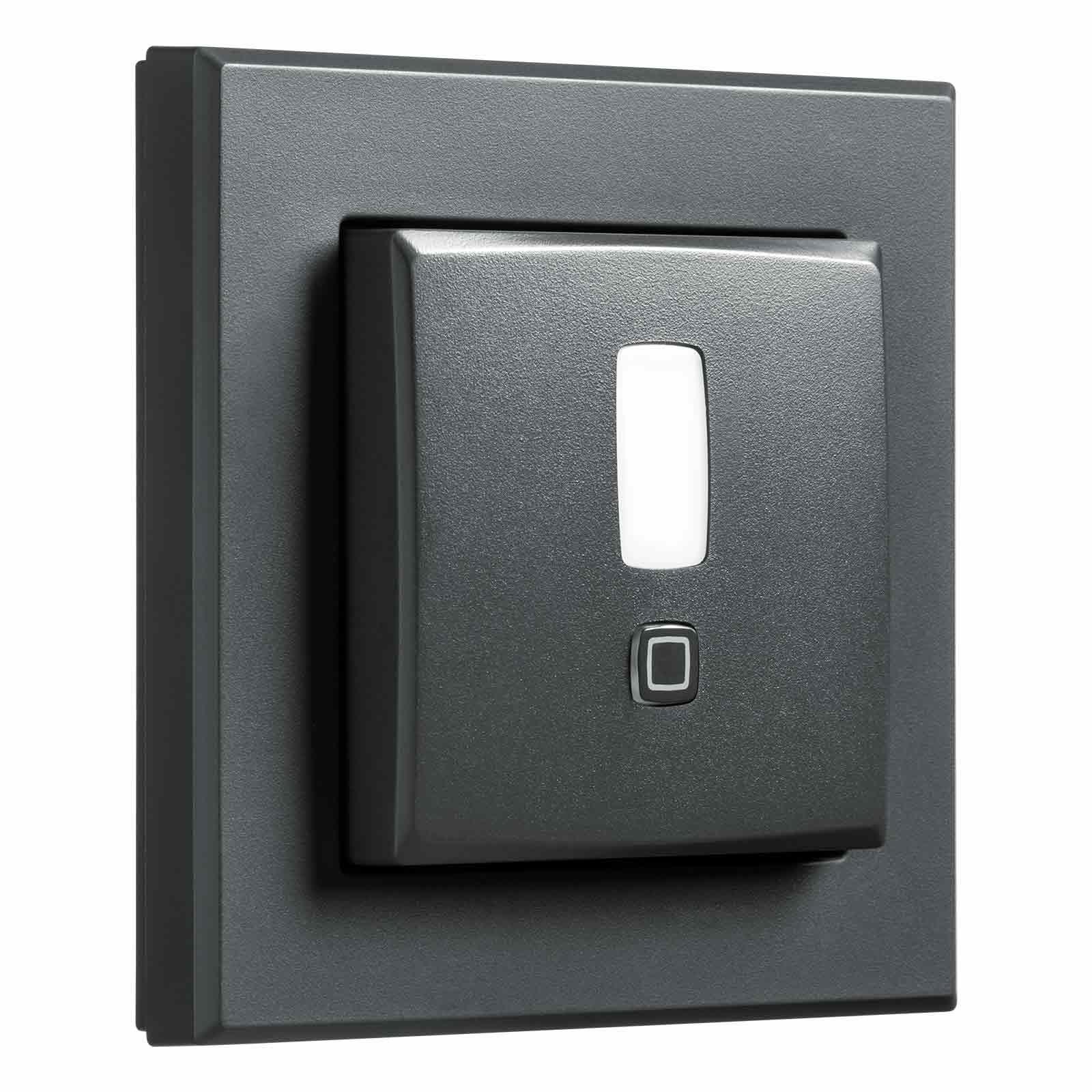 Homematic IP Smart Home Bewegungsmelder für 55er Rahmen innen HmIP-SMI55-A anthrazit