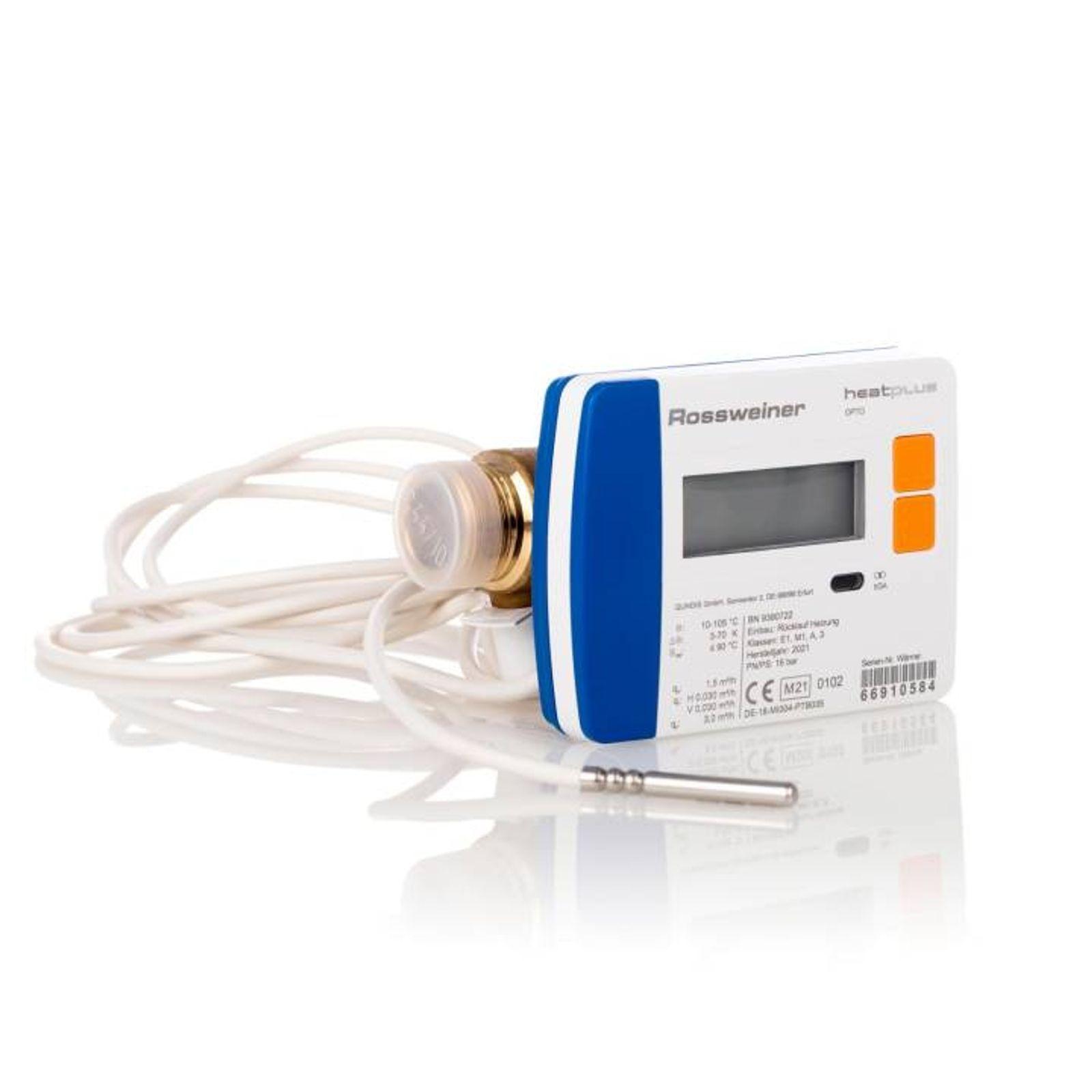 Wärmezähler Rossweiner "heatplus" 1,5 m³/h, 110 mm