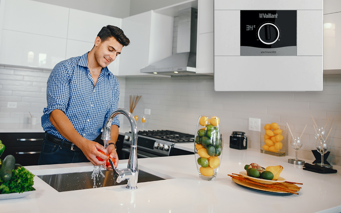 Durchlauferhitzer in der Küche