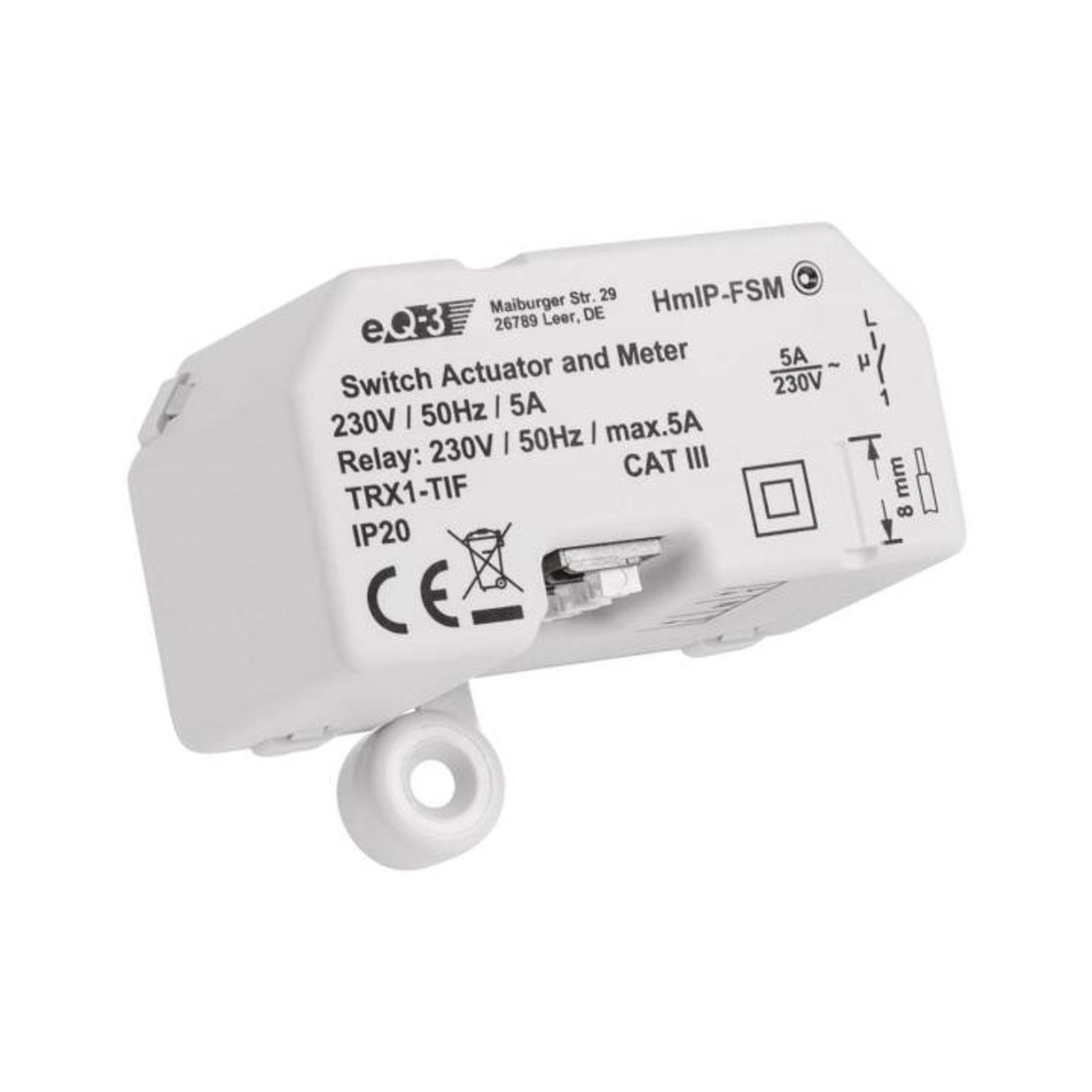 Homematic IP Smart Home Schalt-Mess-Aktor - Unterputz HmIP-FSM