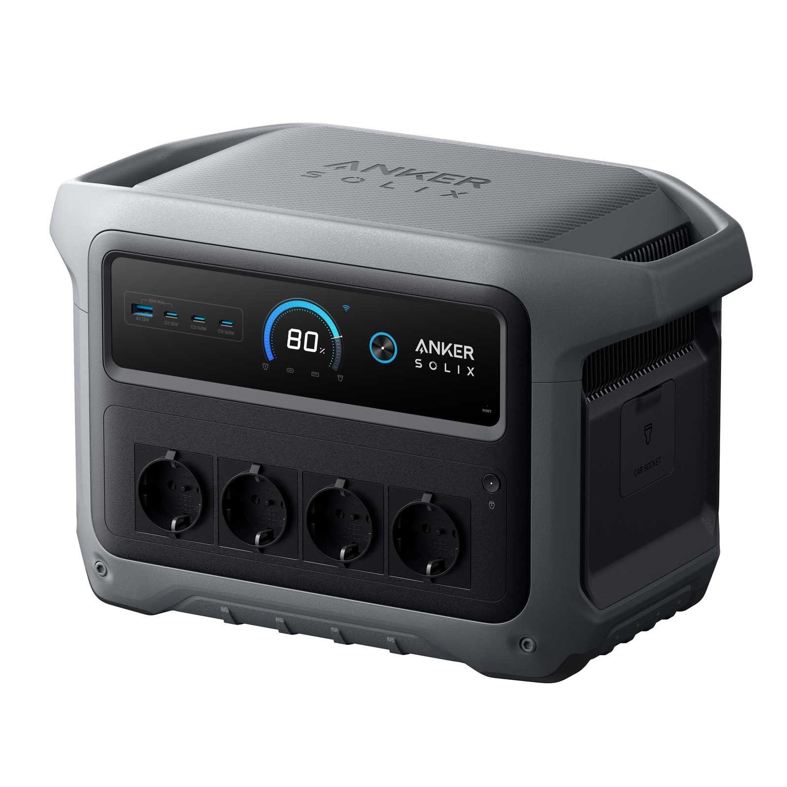 Anker SOLIX C1000 Gen2 + PS200 Set – Tragbare Powerstation mit 200W Solarpanel