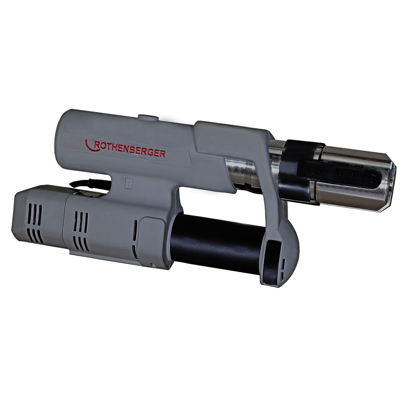 Rothenberger elektrohydraulische Fitting - Pressmaschine ROMAX AC ECO, Set mit Pressbacken Kontur "V"