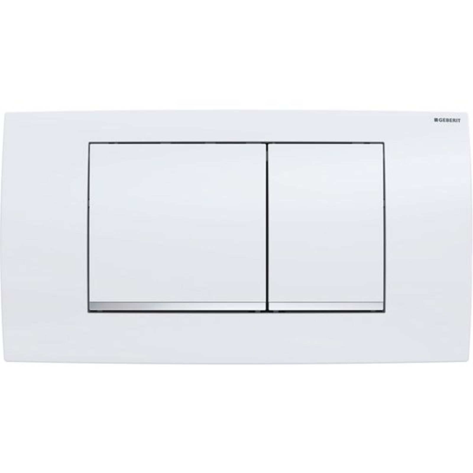 Geberit Betätigungsplatte Twinline30 für 2-Mengen-Spülung weiß glanzchrom