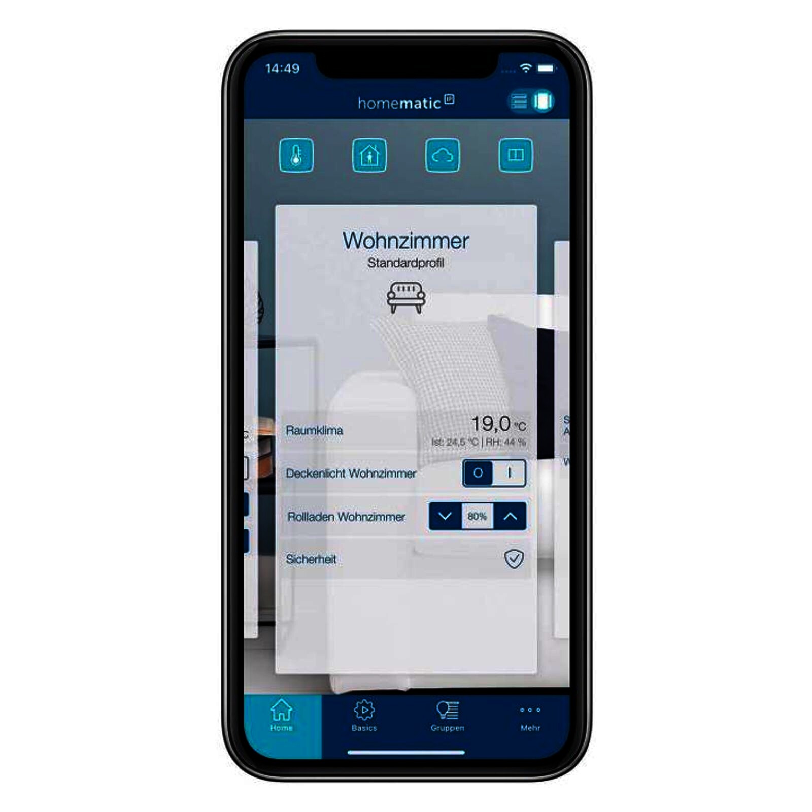 Homematic IP Smart Home Fenster- und Türkontakt HMIP-SWDO-2 - optisch