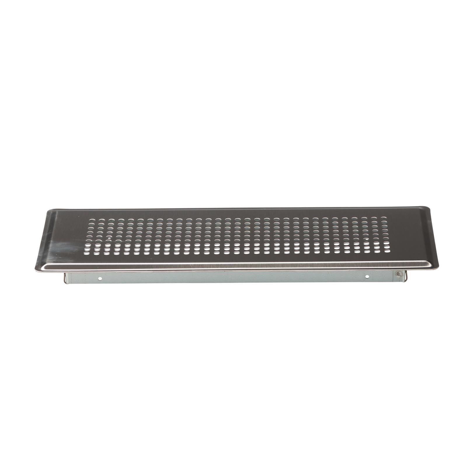 Wolf Bodengitter 350x130mm Edelstahl für flex. Kanalsystem 50x100, für CWL