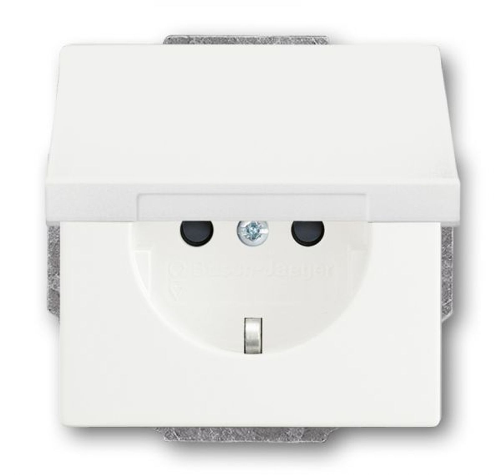 Busch-Jaeger 20 EUK-884 SCHUKO® Steckdosen-Einsatz mit Klappdeckel