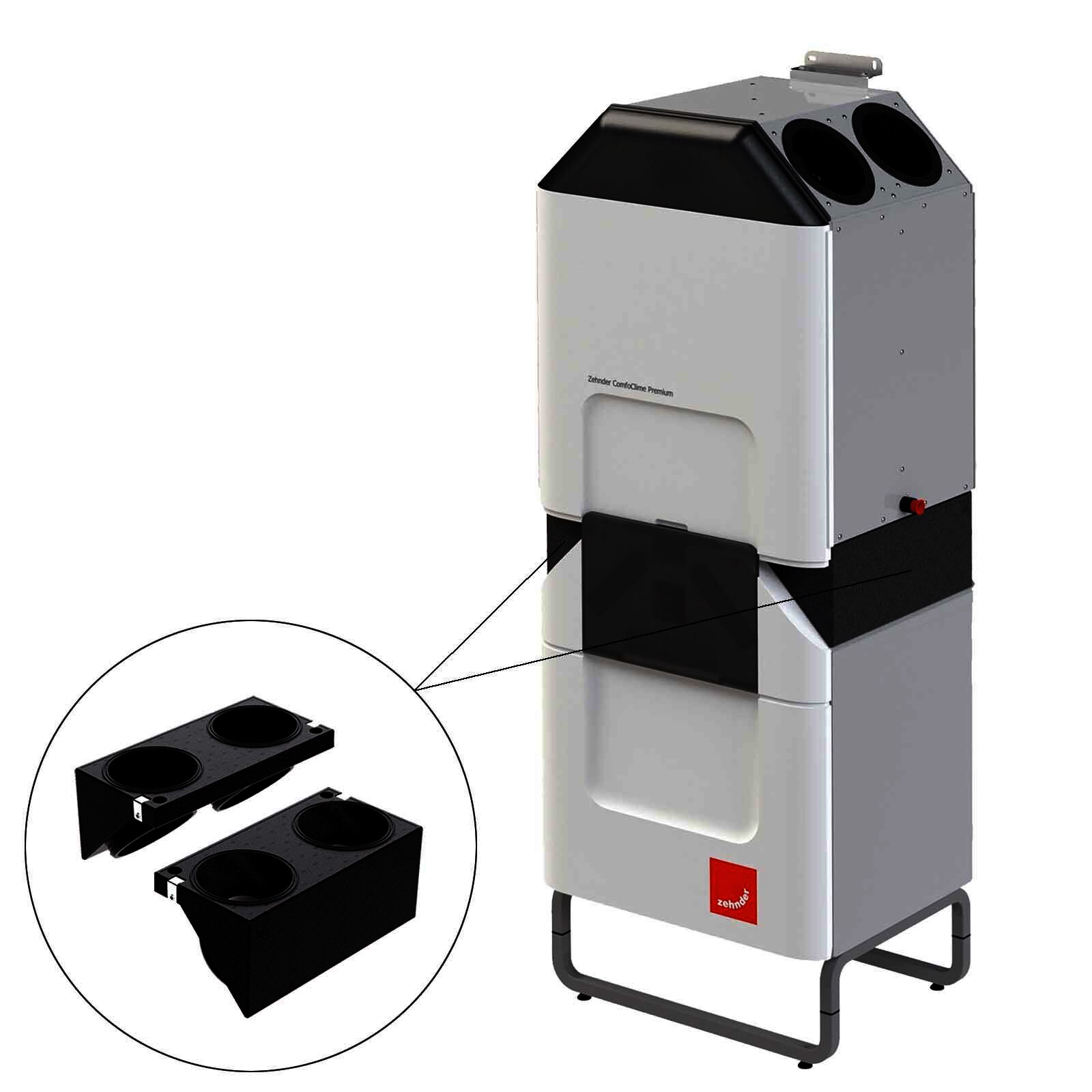 Zehnder ComfoClime Cool Komfort-Paket 24 mit Lüftungsgerät ComfoAir Q350 TR Enthalpie
