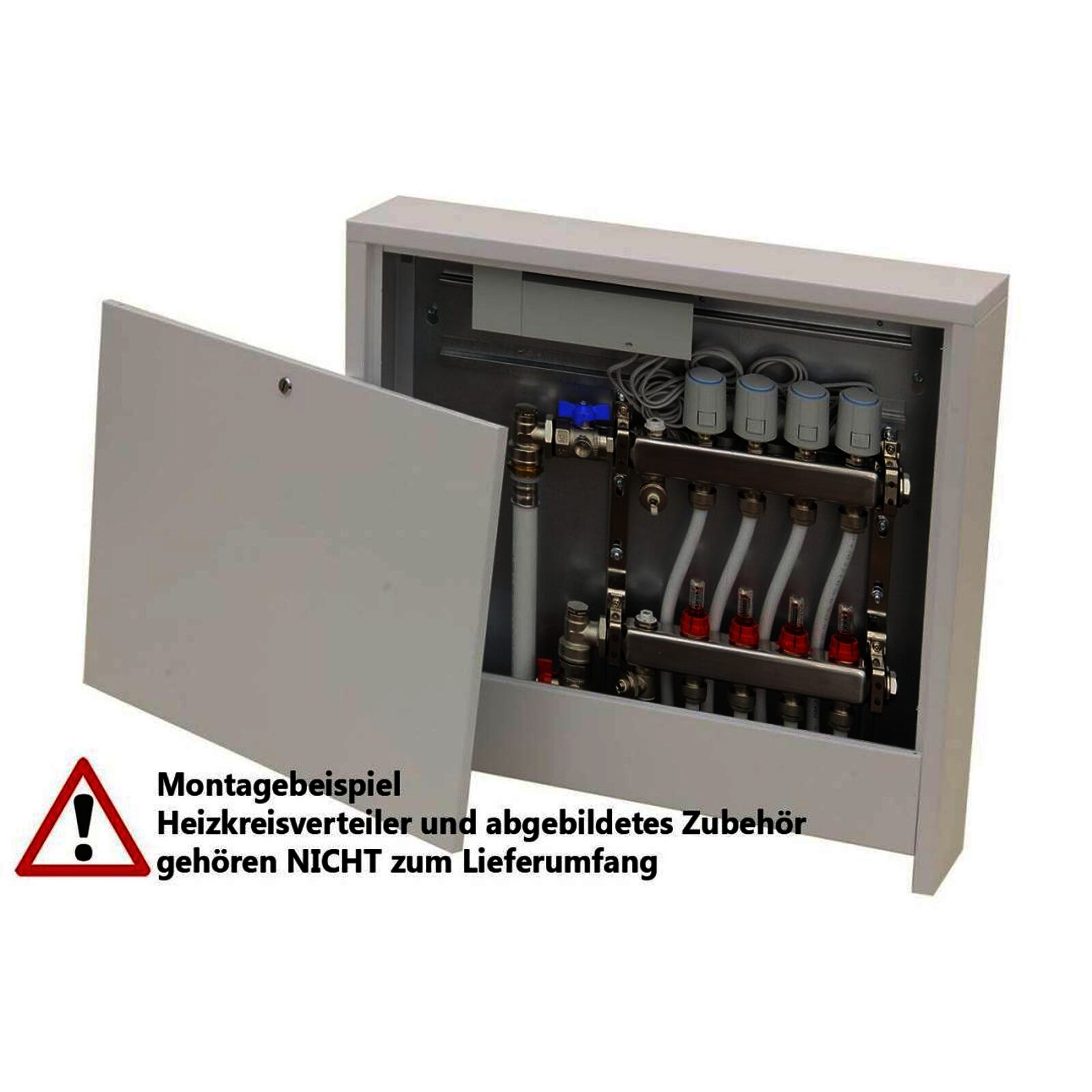 Verteilerschrank für Heizkreisverteiler Aufputz, max. 2 Heizkreise AP1