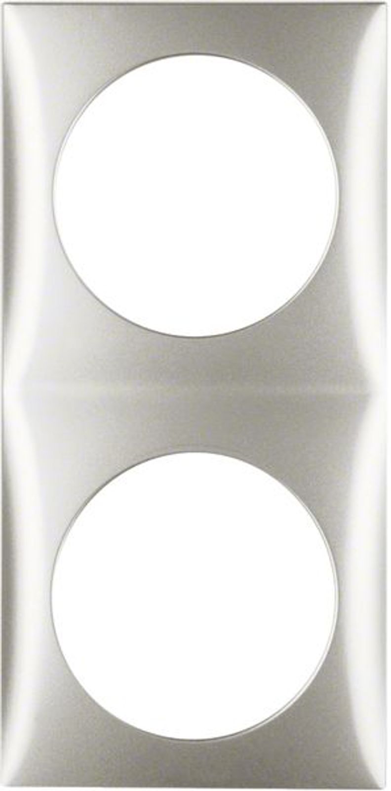 Berker 918262558 Rahmen 2fach, Integro Flow, chrom matt, lackiert
