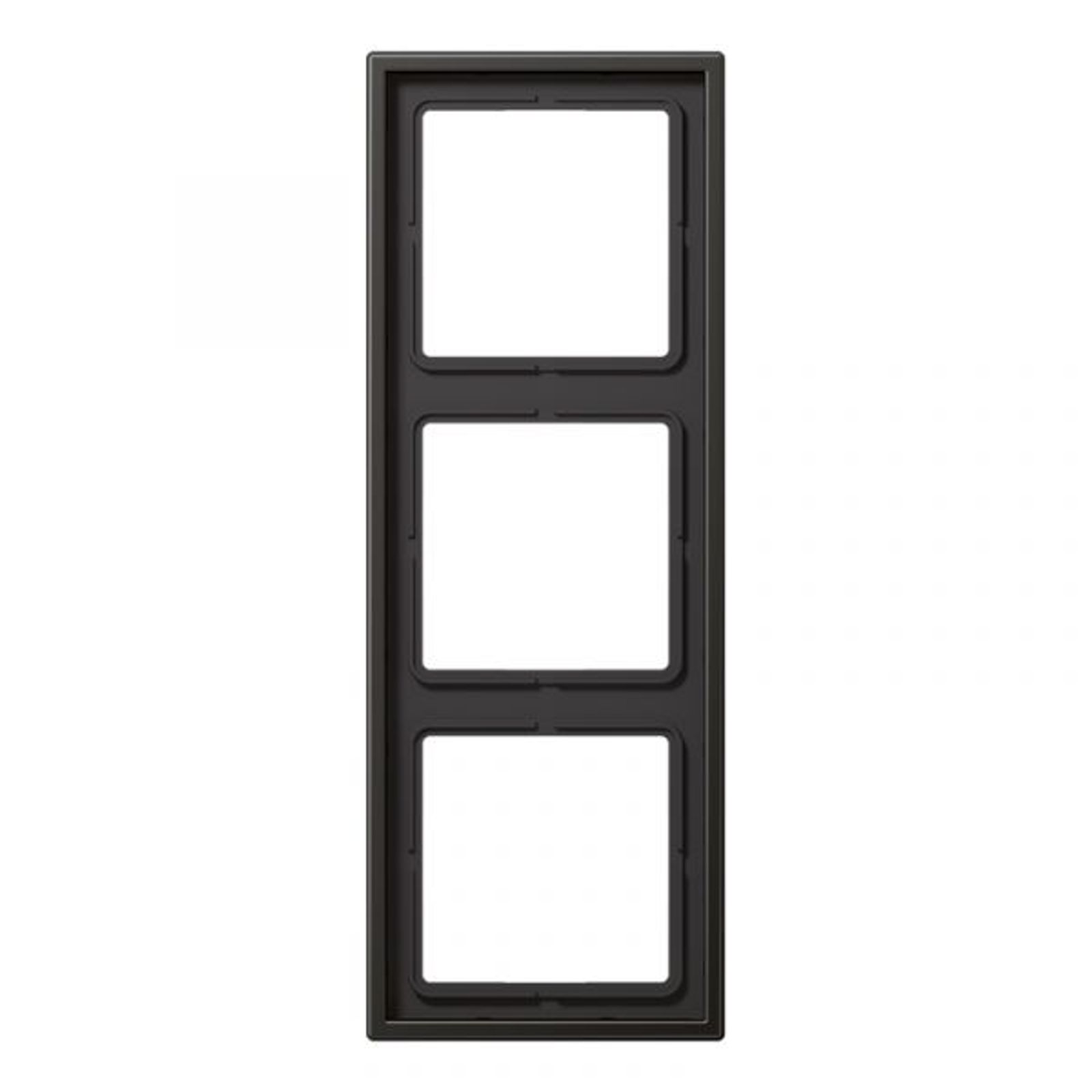 Jung Einbaurahmen 3-fach anthrazit mit Metall LS / LS 990 AL 2983 AN für GEB-K