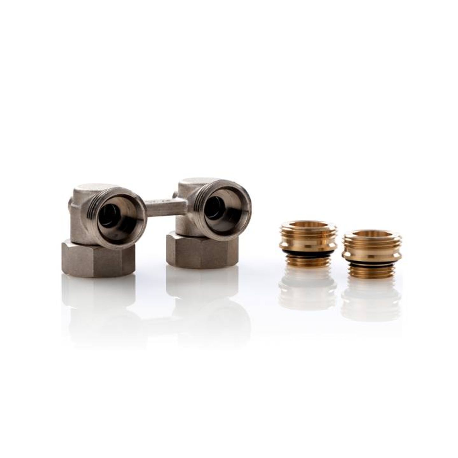 Simplex Hahnblock E1/50 Standard, Eckform, für Heizkörper mit ½ Zoll IG