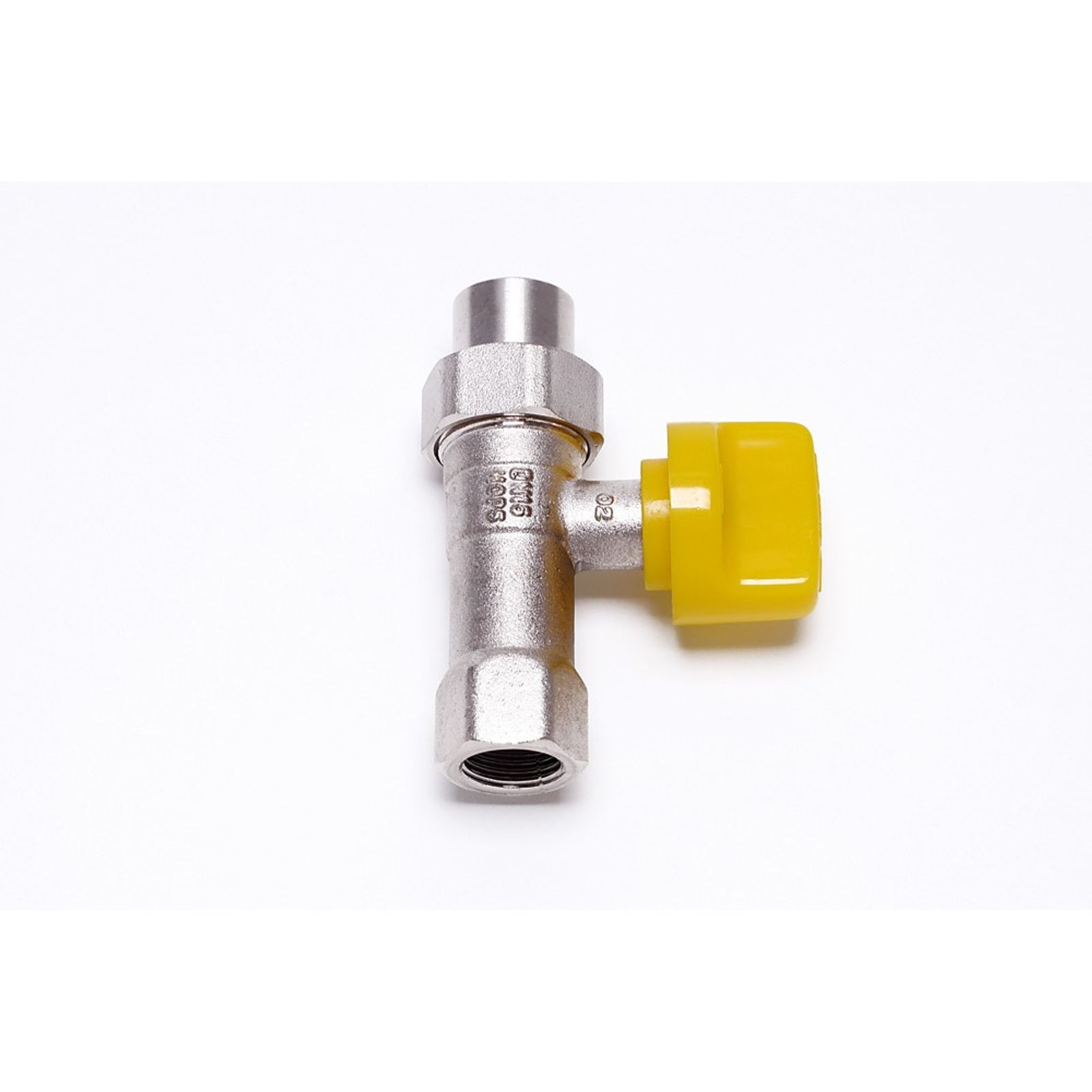 Buderus Gas-D-Hahn 1/2" mit Brandschutzventil TAE