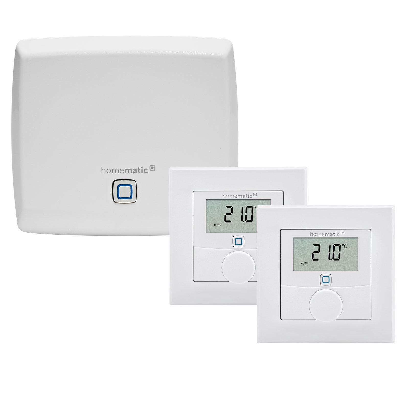 Homematic IP Smart Home Set smarte Fußbodenheizung für 2 Räume