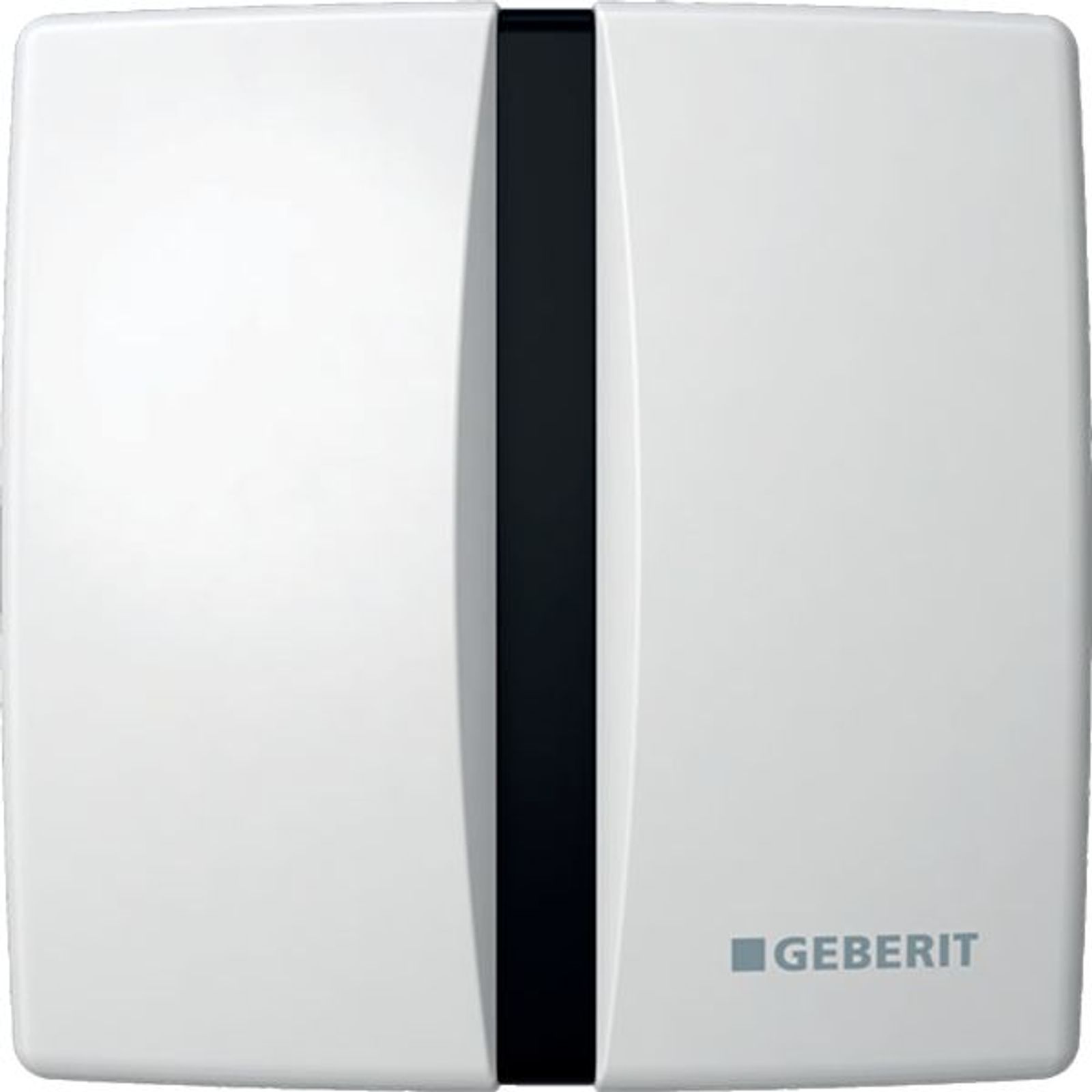 Geberit UR-Strg mit elektronischer Spül Batterie Abdeckplatte Zink-DG Basic weiß