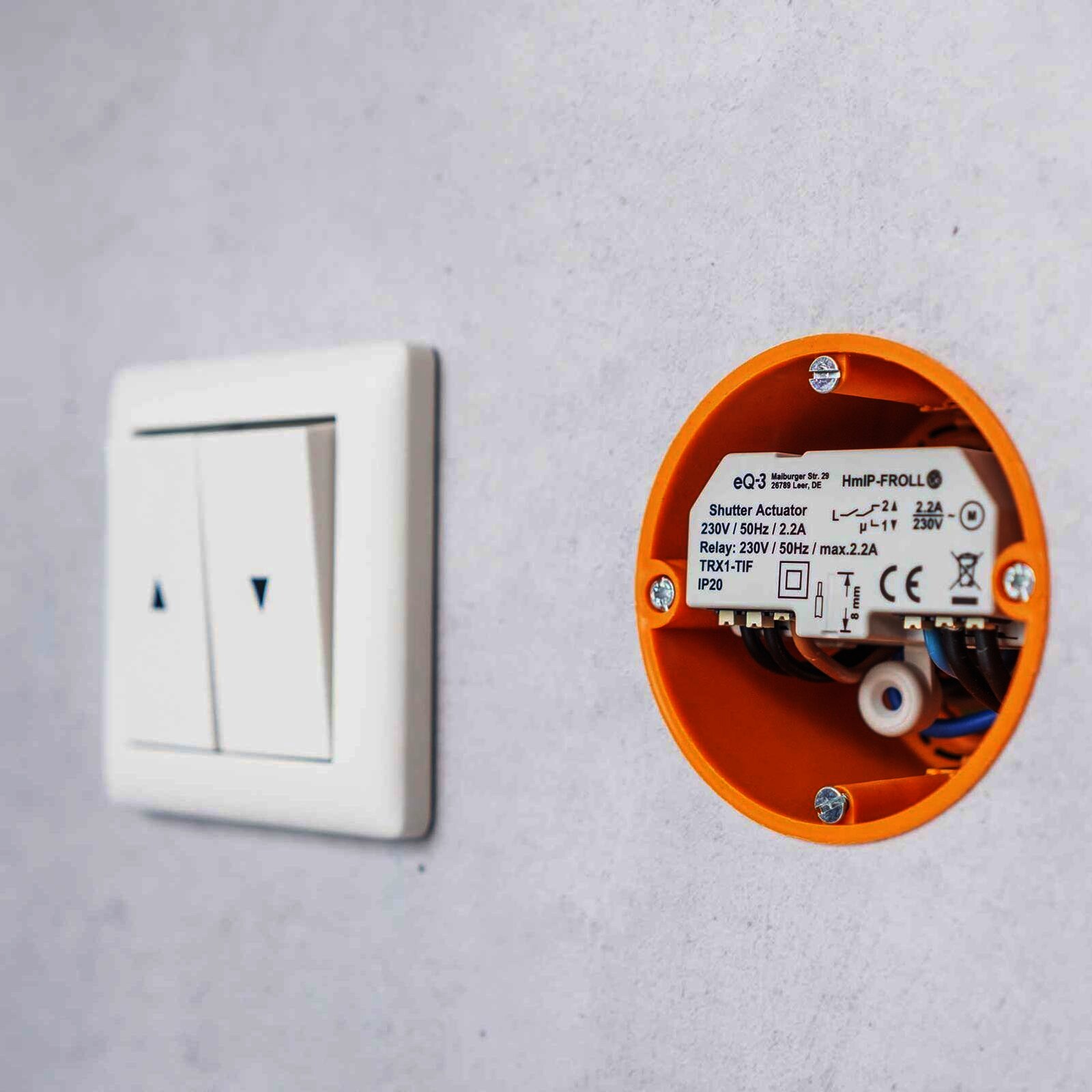 Homematic IP Smart Home Rollladenaktor Unterputz HmIP-FROLL