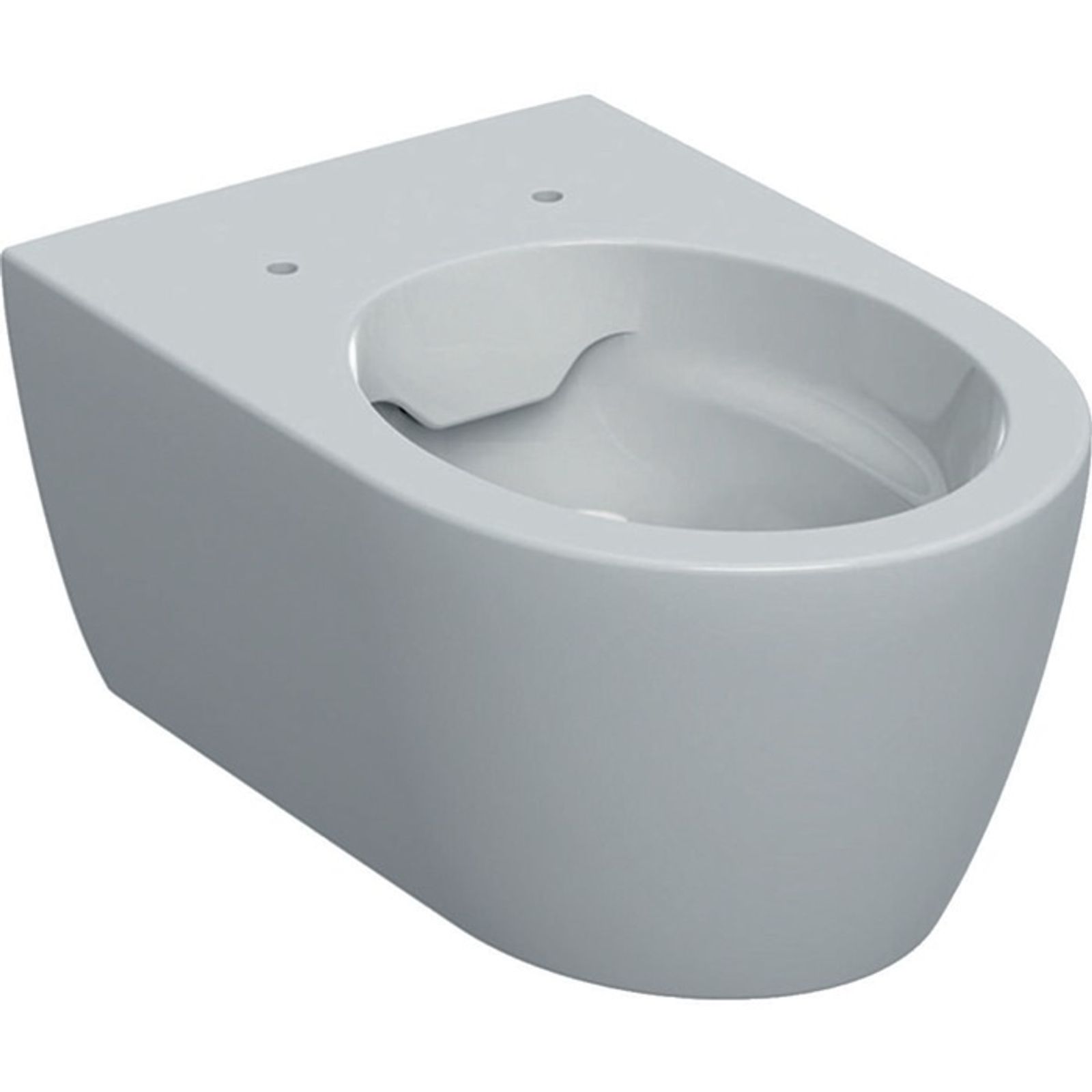 Geberit iCon Wand-WC Tiefspüler, Rimfree geschl. Form, T:53cm, weiß, KeraTect
