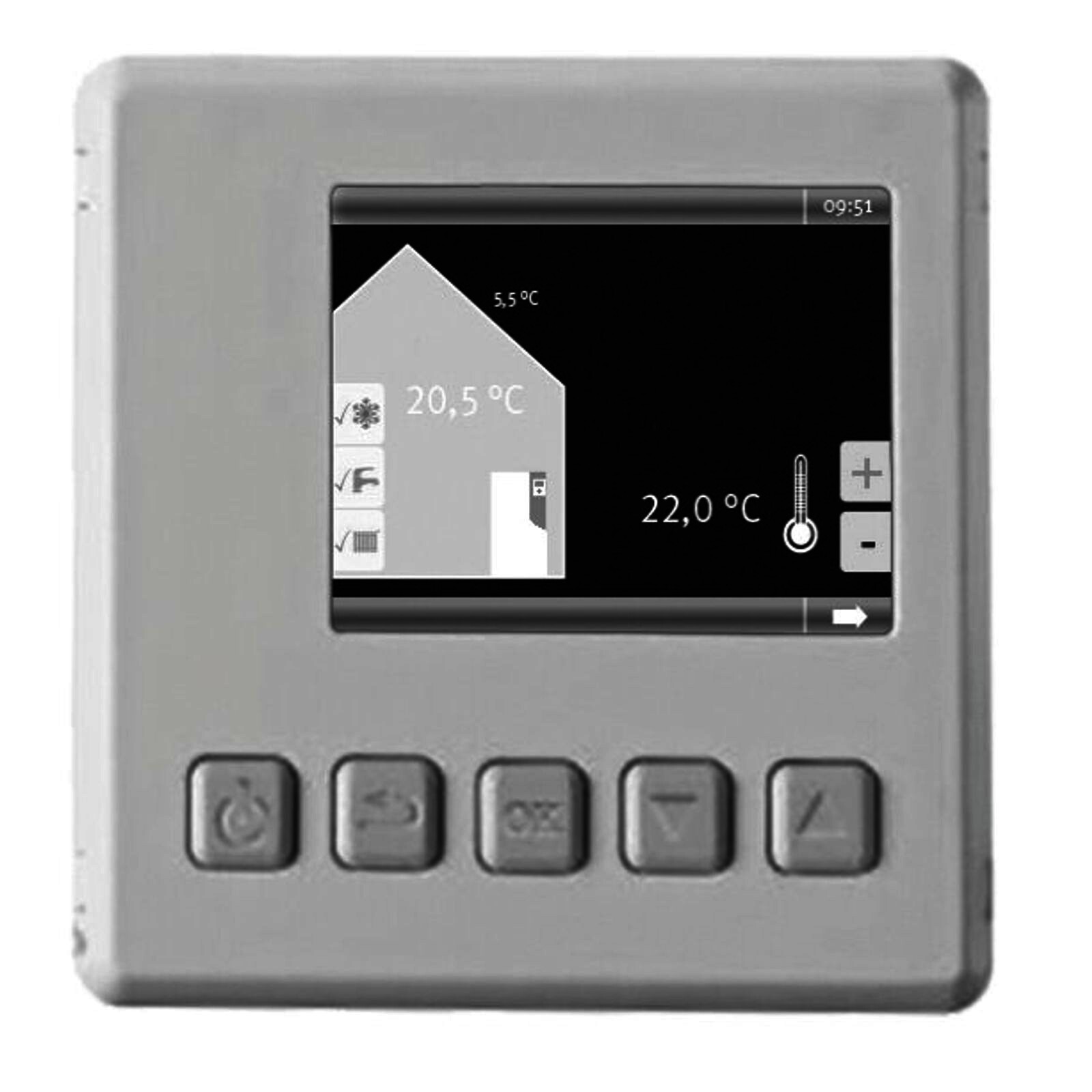 alpha innotec Raumbedieneinheit RCU für Jersey Wärmepumpen