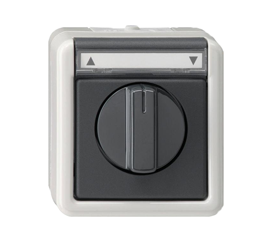 Jalousieschalter mit Drehknopf