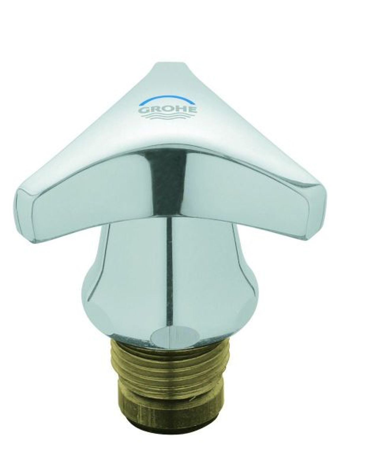 GROHE Oberteil 45968 mit Trecorn Griff Markierung blau 1/2 Zoll chrom