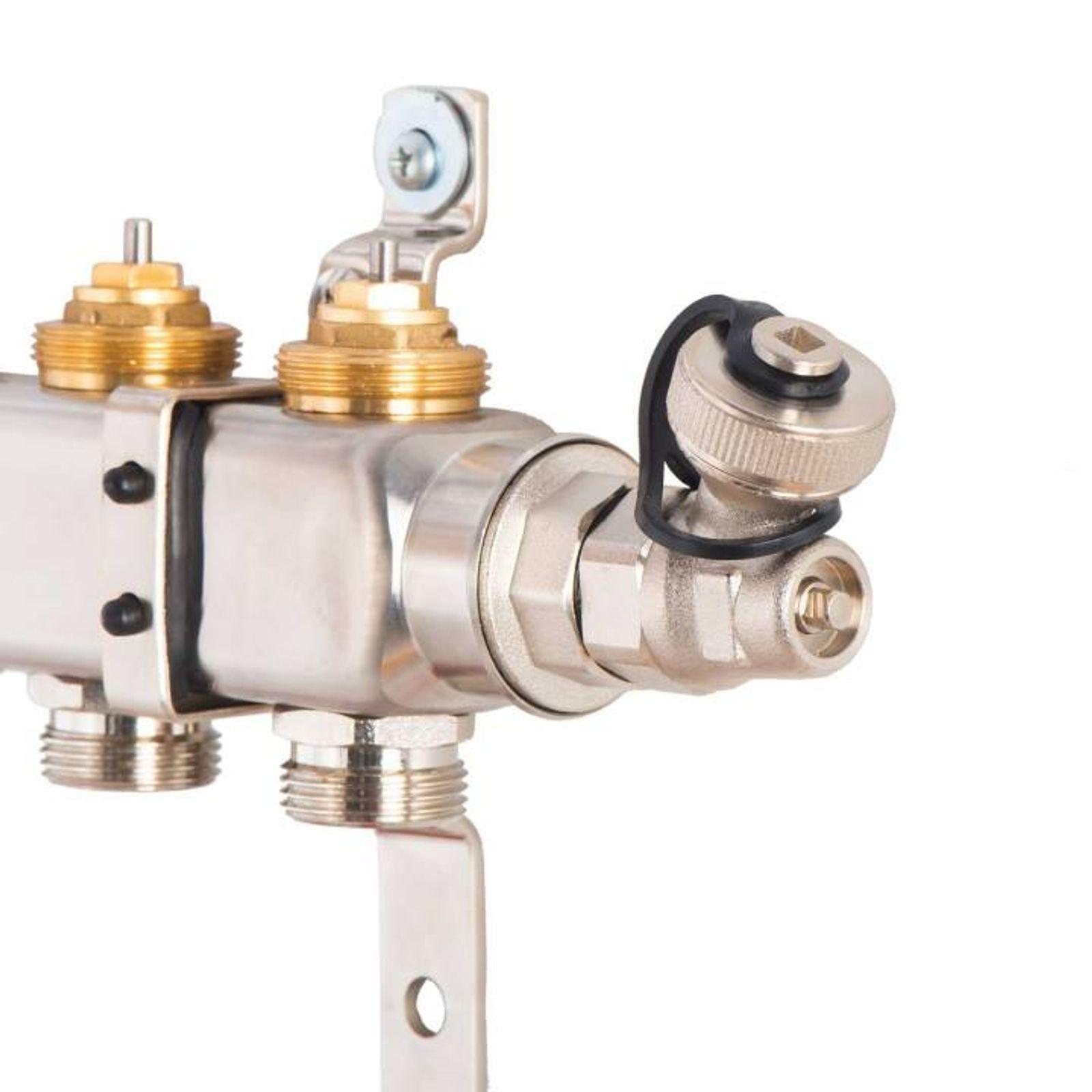 Heizkreisverteiler BASIC für Fußbodenheizung, 8 Heizkreise