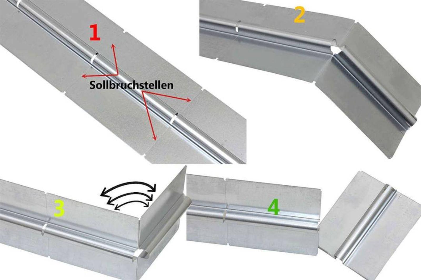 50 Stück Wärmeleitbleche mit Sollbruchstelle für Fußbodenheizung